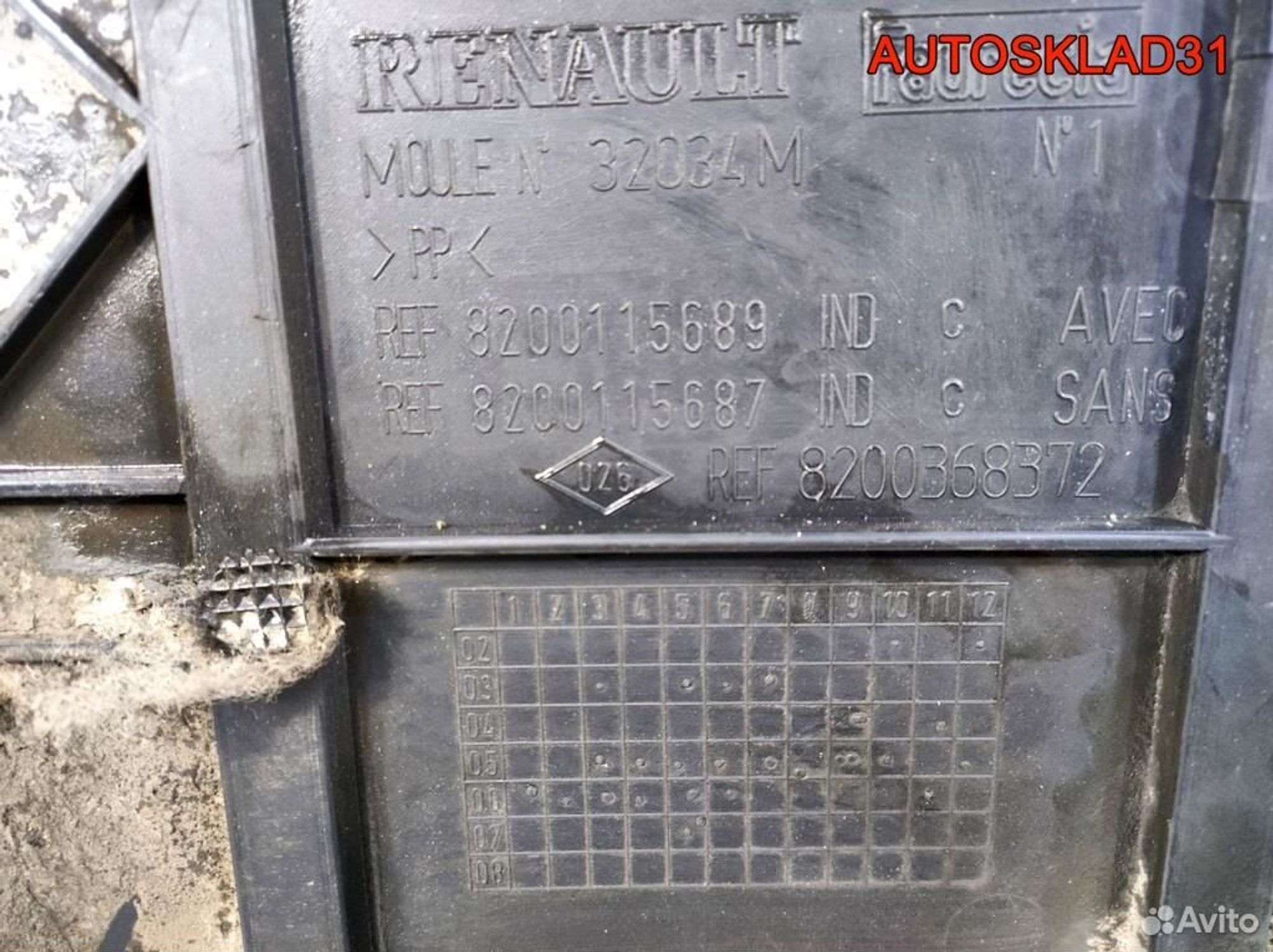 Защита картера Renault Megane 2 8200368372, 2500 рублей, Дубовое