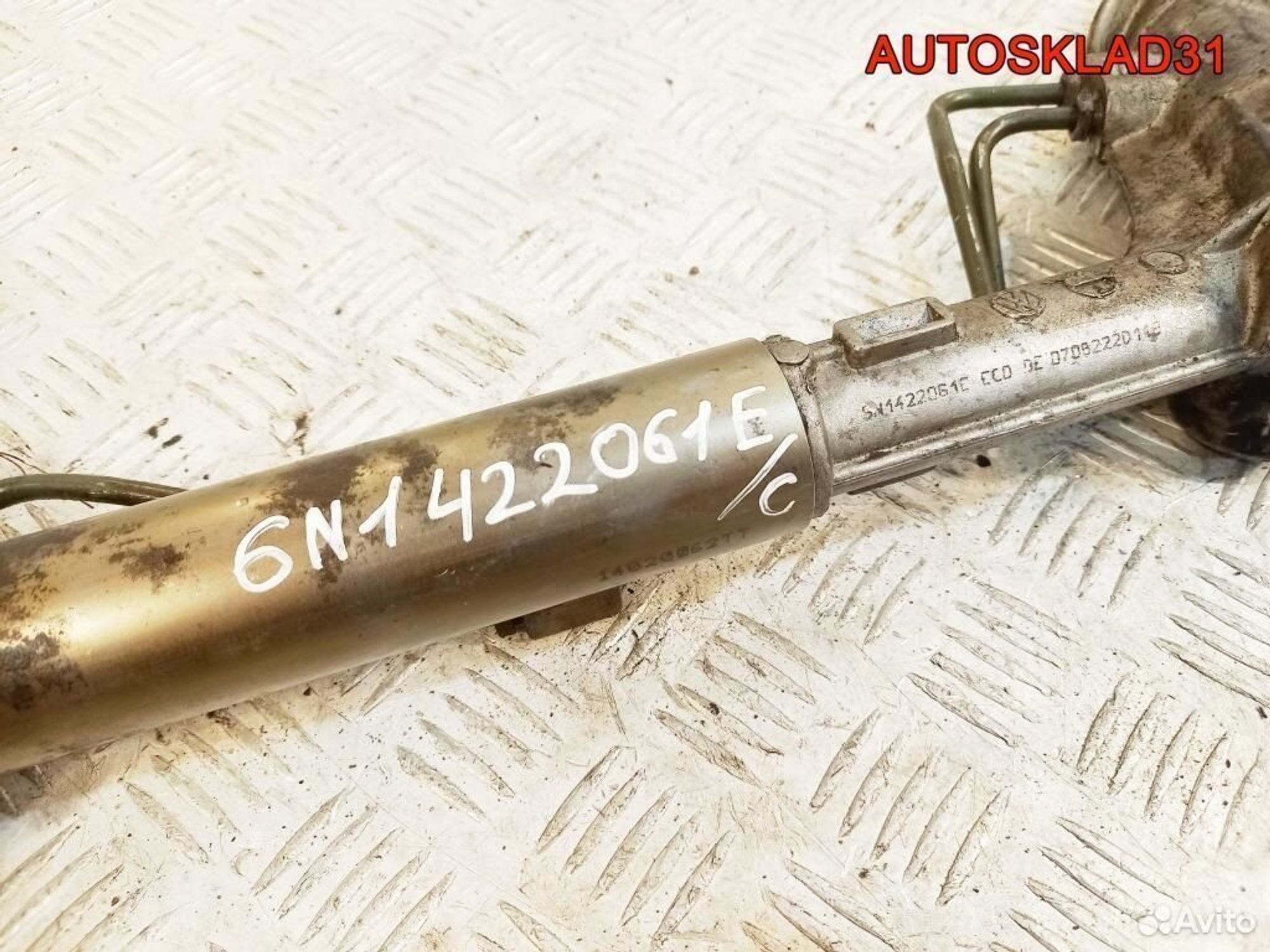 Рейка рулевая Volkswagen Polo 6N1422061E, 7200 рублей, Дубовое