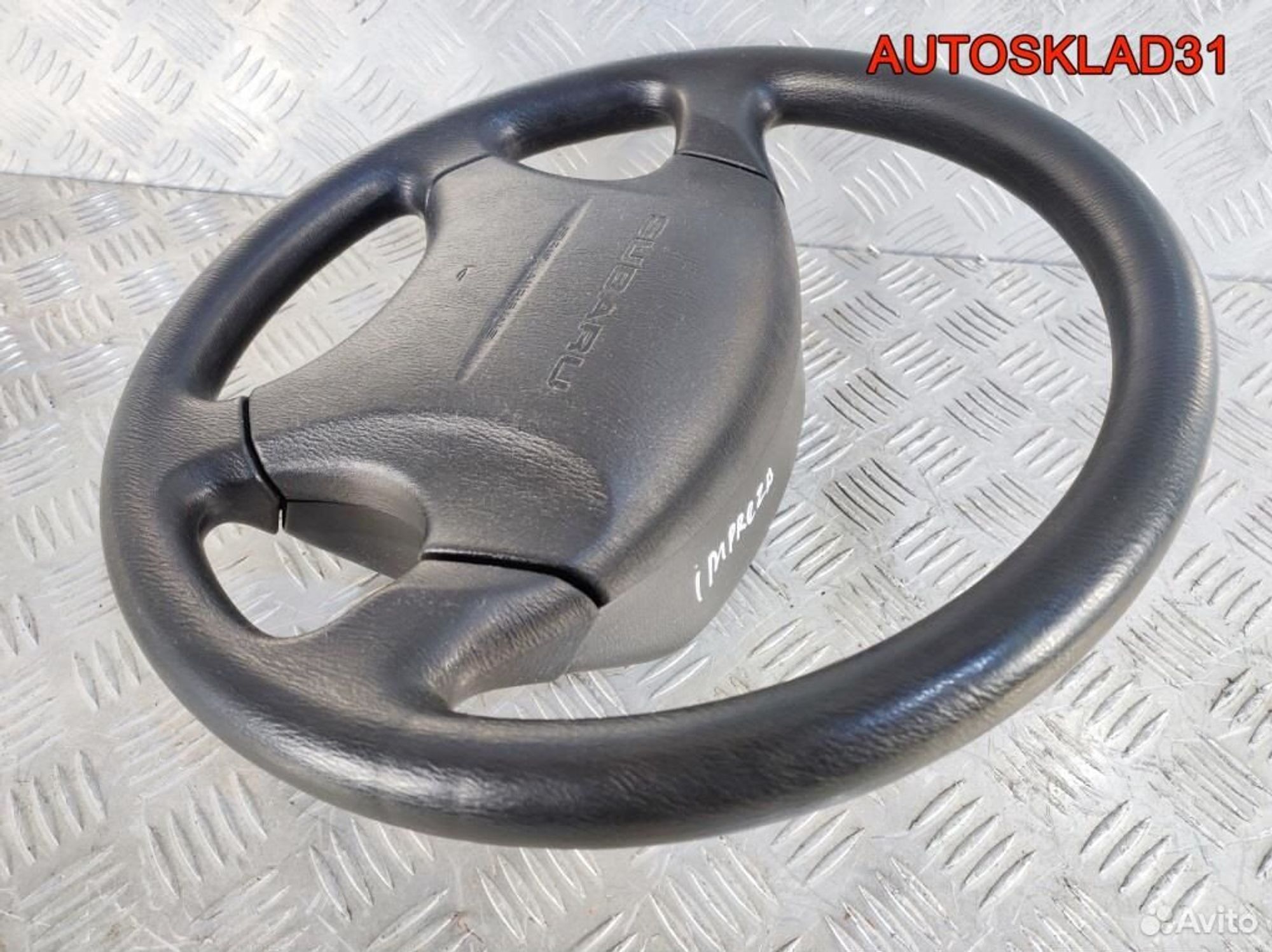 Рулевое колесо с AIR BAG Subaru Impreza G11, 2500 рублей, Дубовое