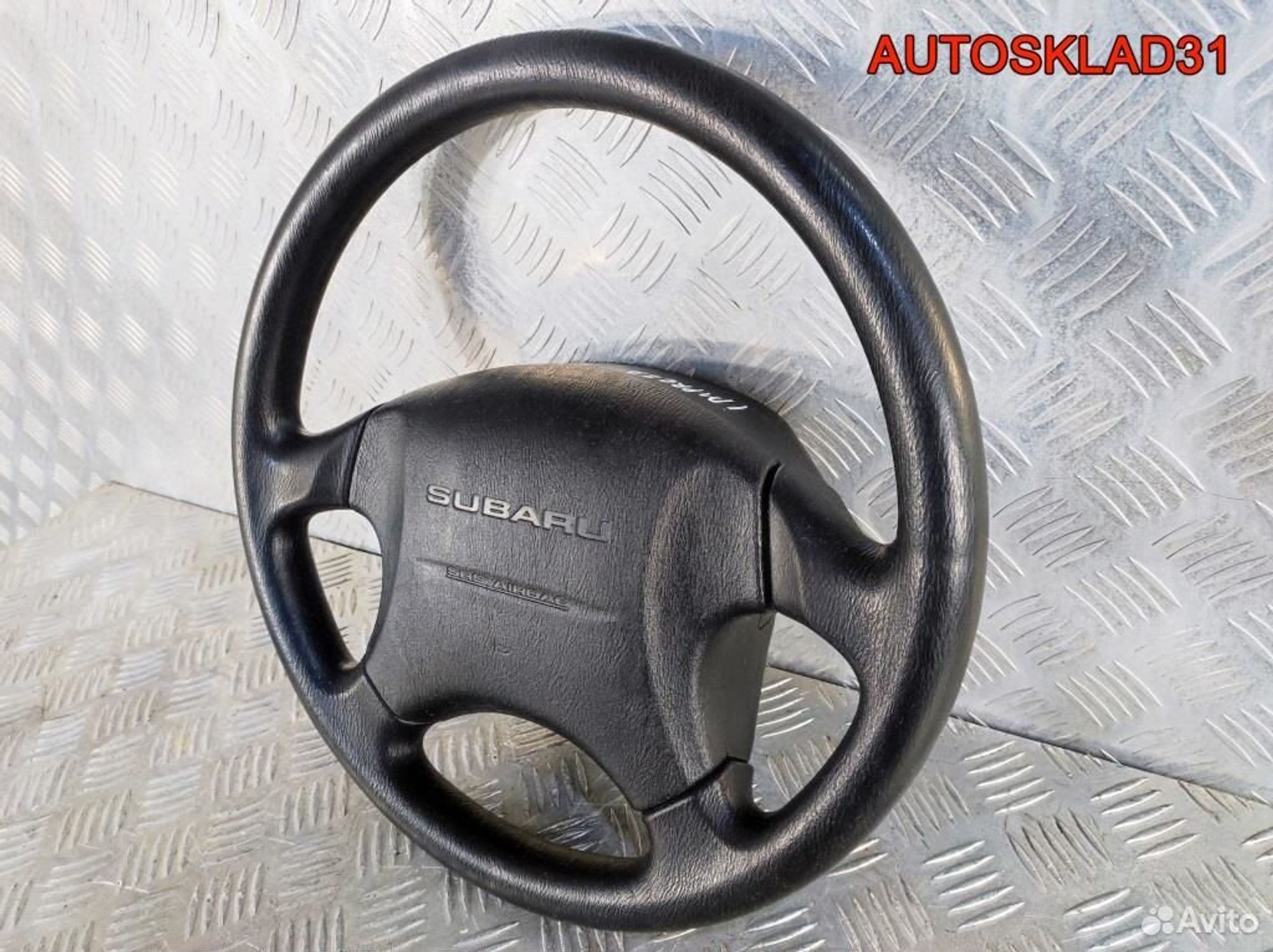 Рулевое колесо с AIR BAG Subaru Impreza G11, 2500 рублей, Дубовое