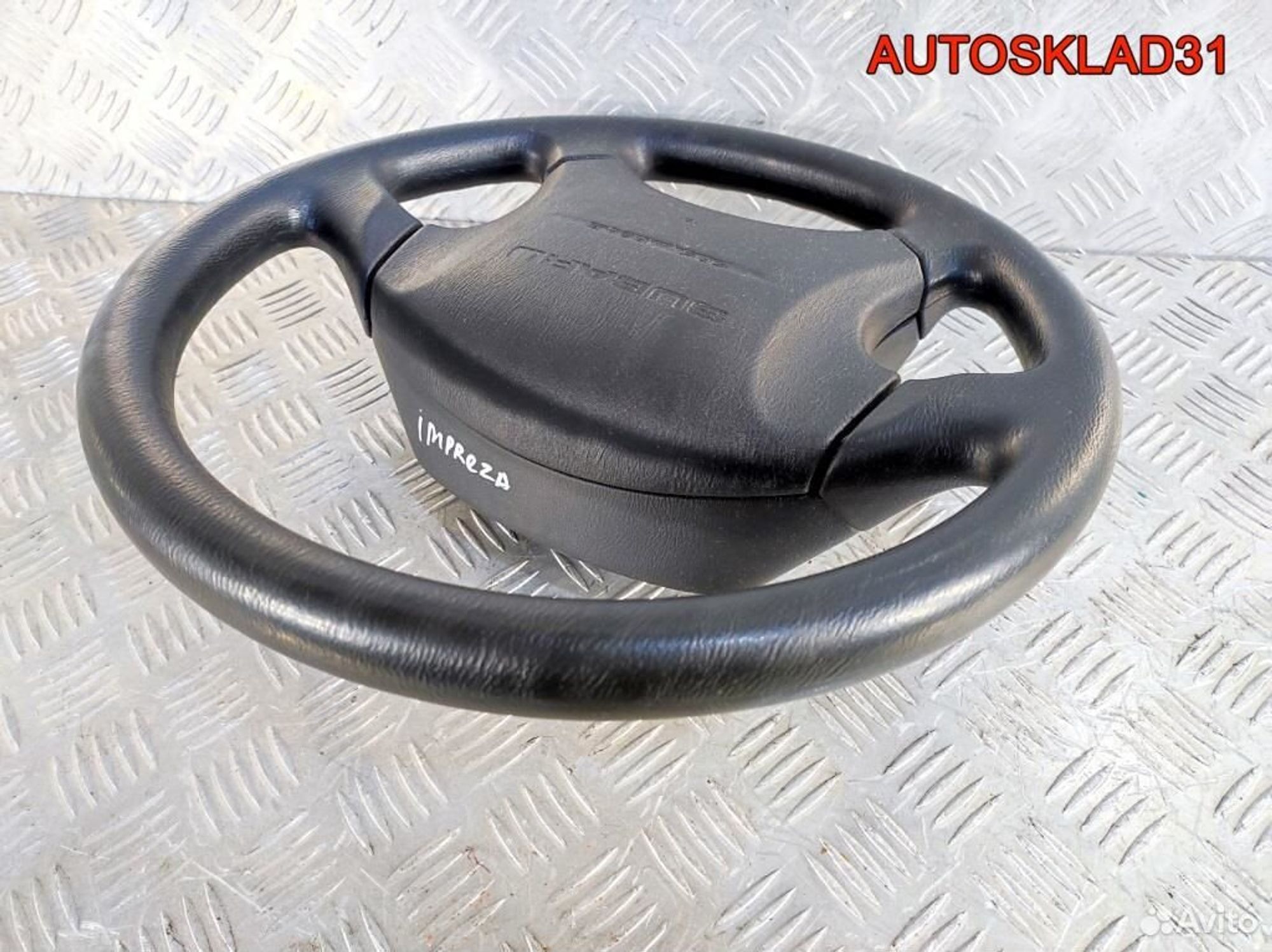 Рулевое колесо с AIR BAG Subaru Impreza G11, 2500 рублей, Дубовое