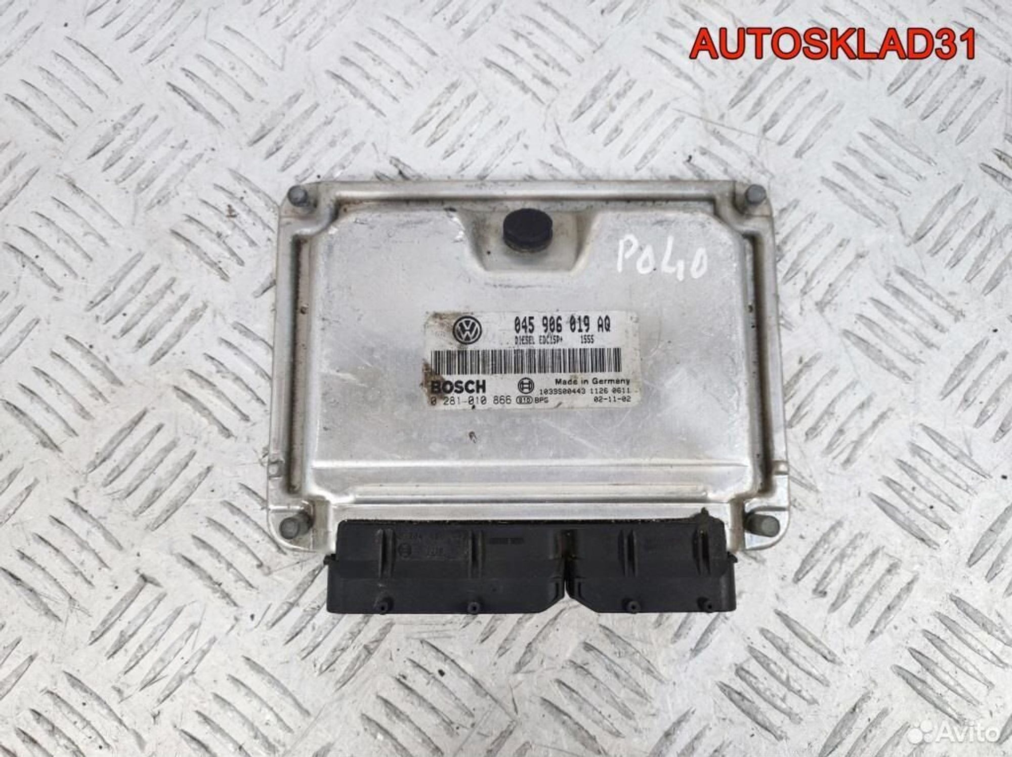 Блок эбу VW Polo 1.4 BAY 045906019AQ Дизель, 1000 рублей, Дубовое
