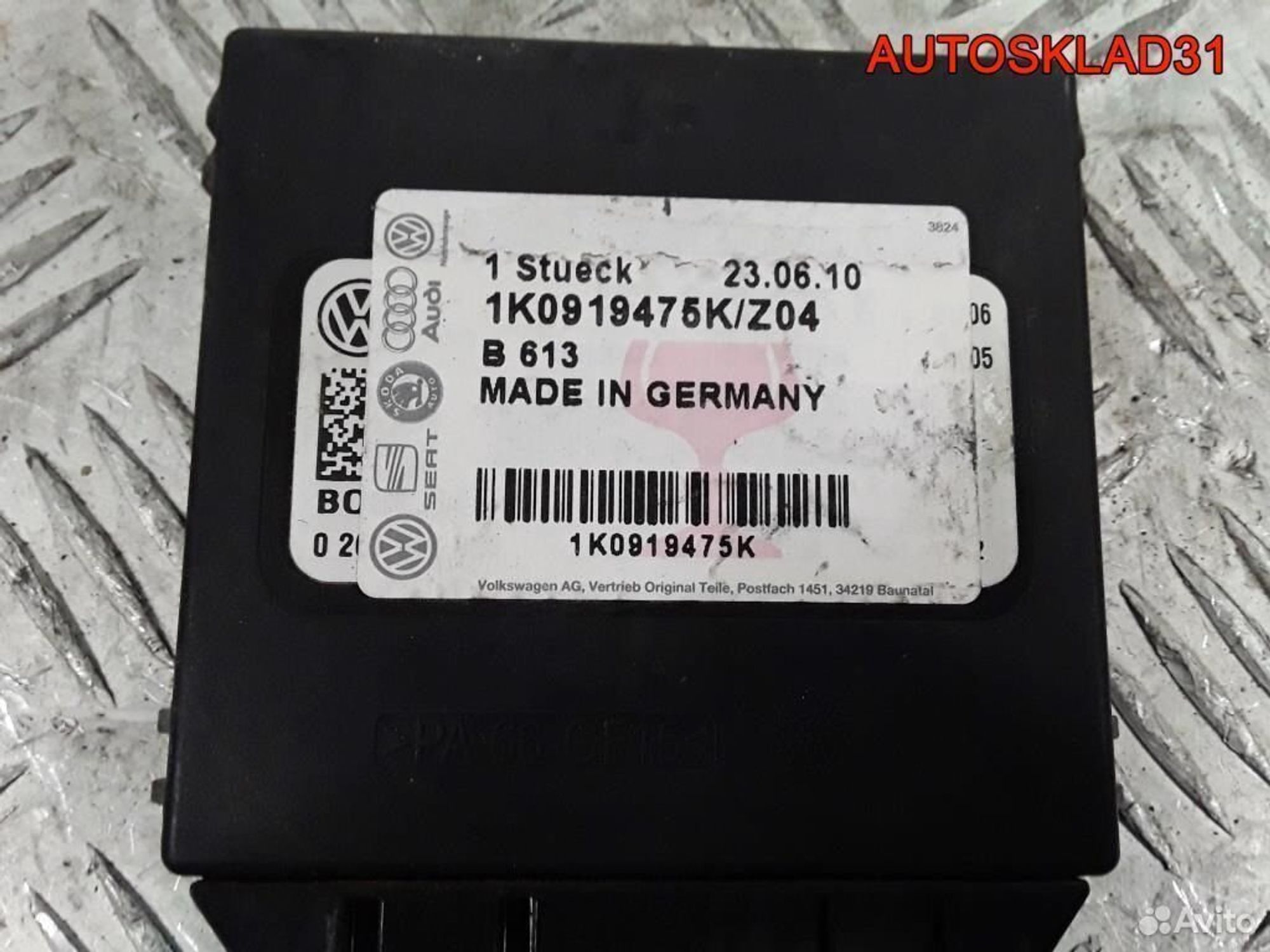 Блок управления парктроником VW Touran 1K0919475K, 2300 рублей, Дубовое