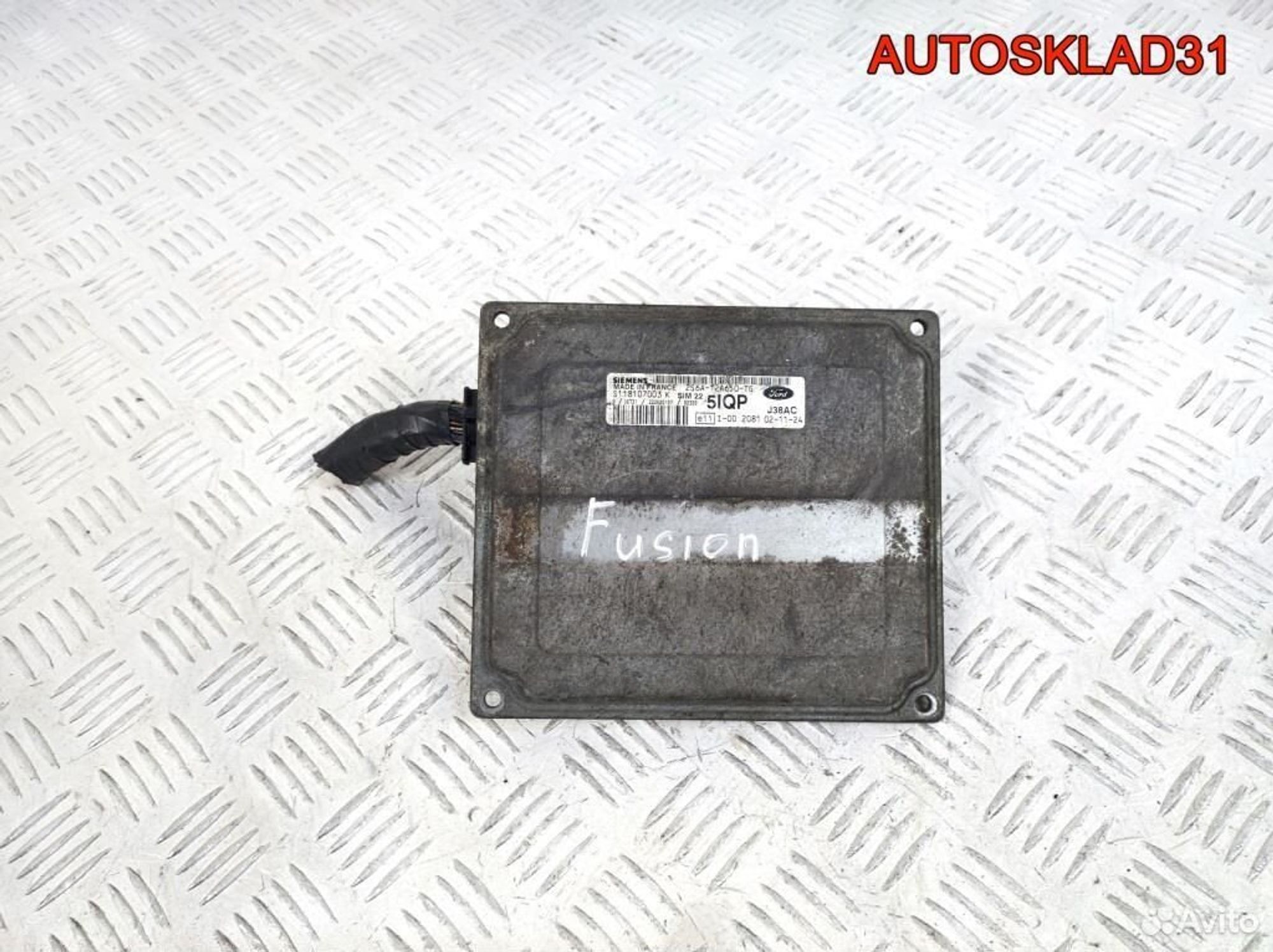 Блок эбу Ford Fusion 2S6A12A650TG 1.4 Бензин, 2100 рублей, Дубовое