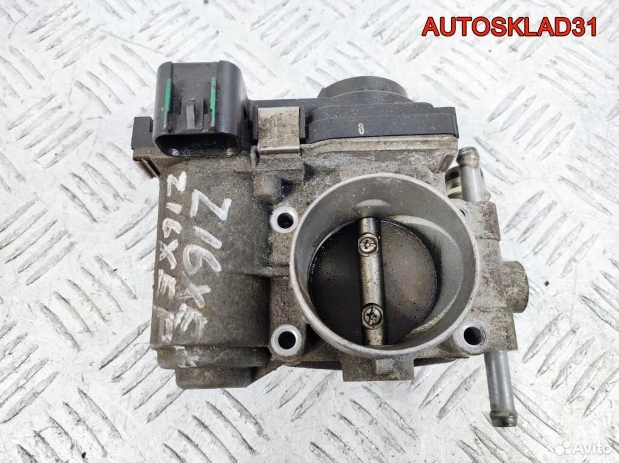 Заслонка дроссельная Opel Astra H Z16XEP 55559227, 1800 рублей, Дубовое