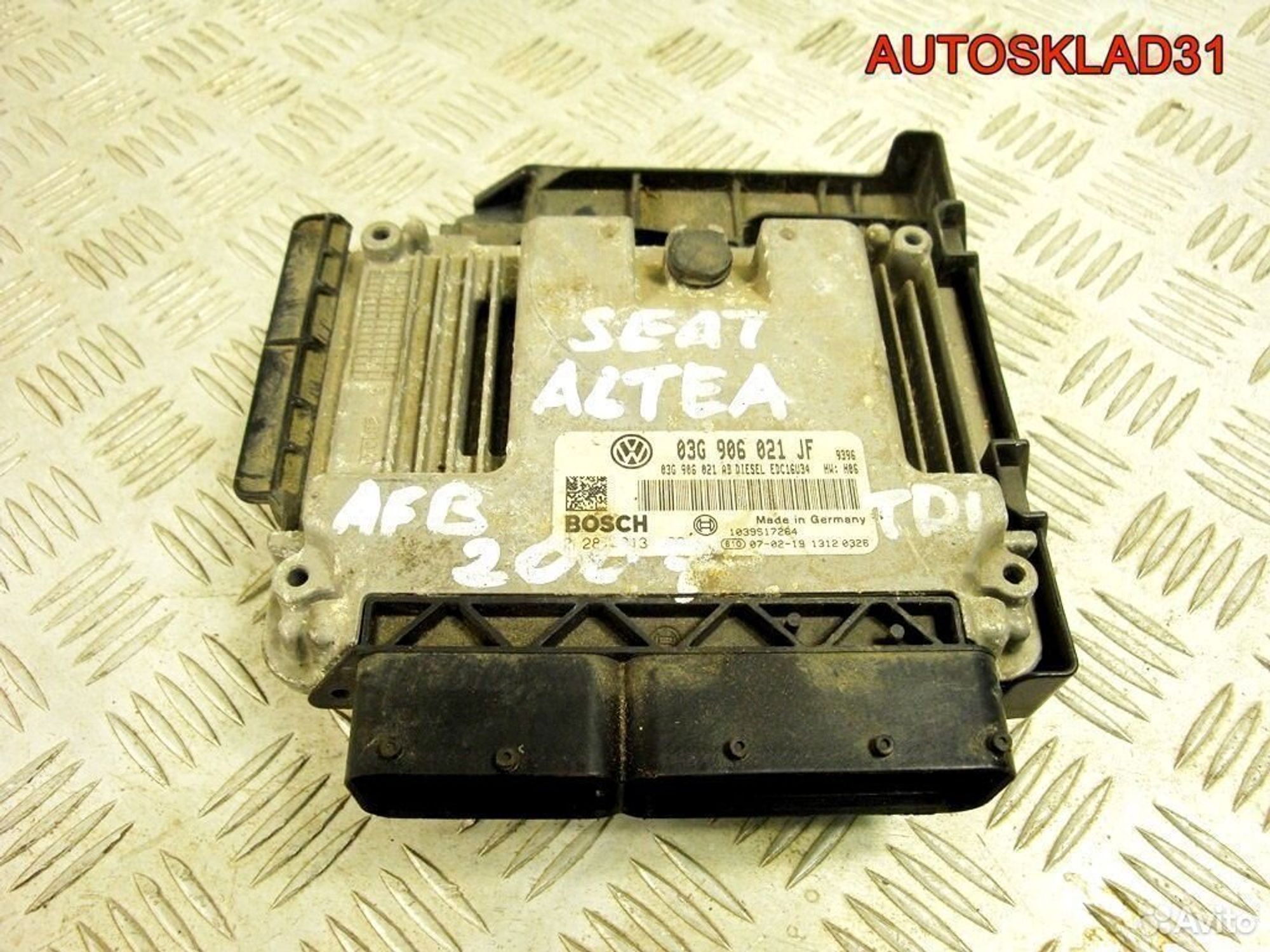 Эбу Seat Altea 2.0 TDI 03G906021JF, 8100 рублей, Дубовое