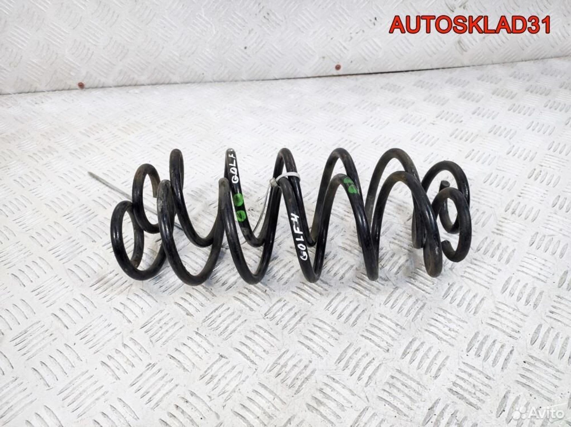 Пружина задняя Volkswagen Golf 4 1J0511115AJ, 1800 рублей, Дубовое