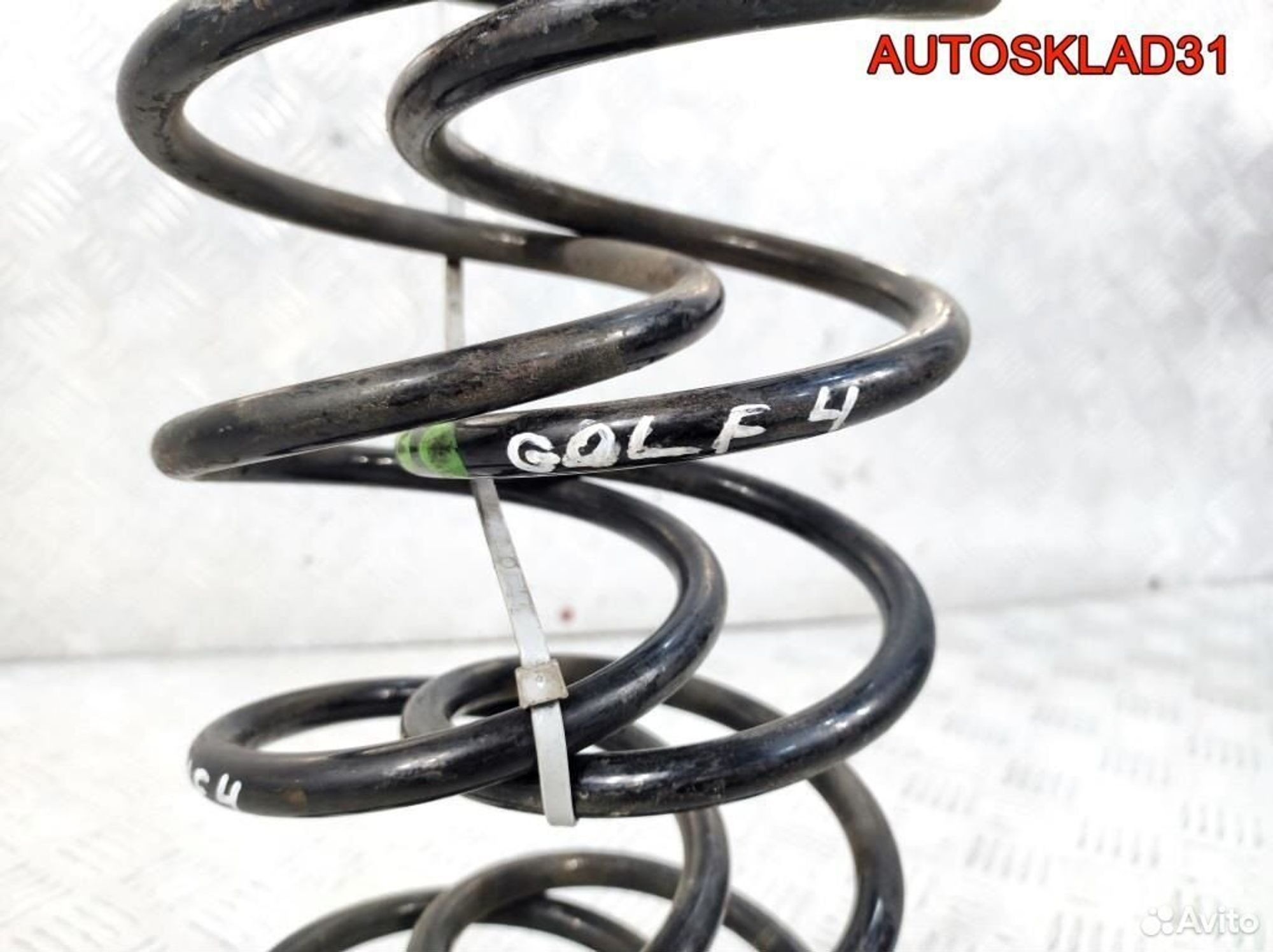 Пружина задняя Volkswagen Golf 4 1J0511115AJ, 1800 рублей, Дубовое