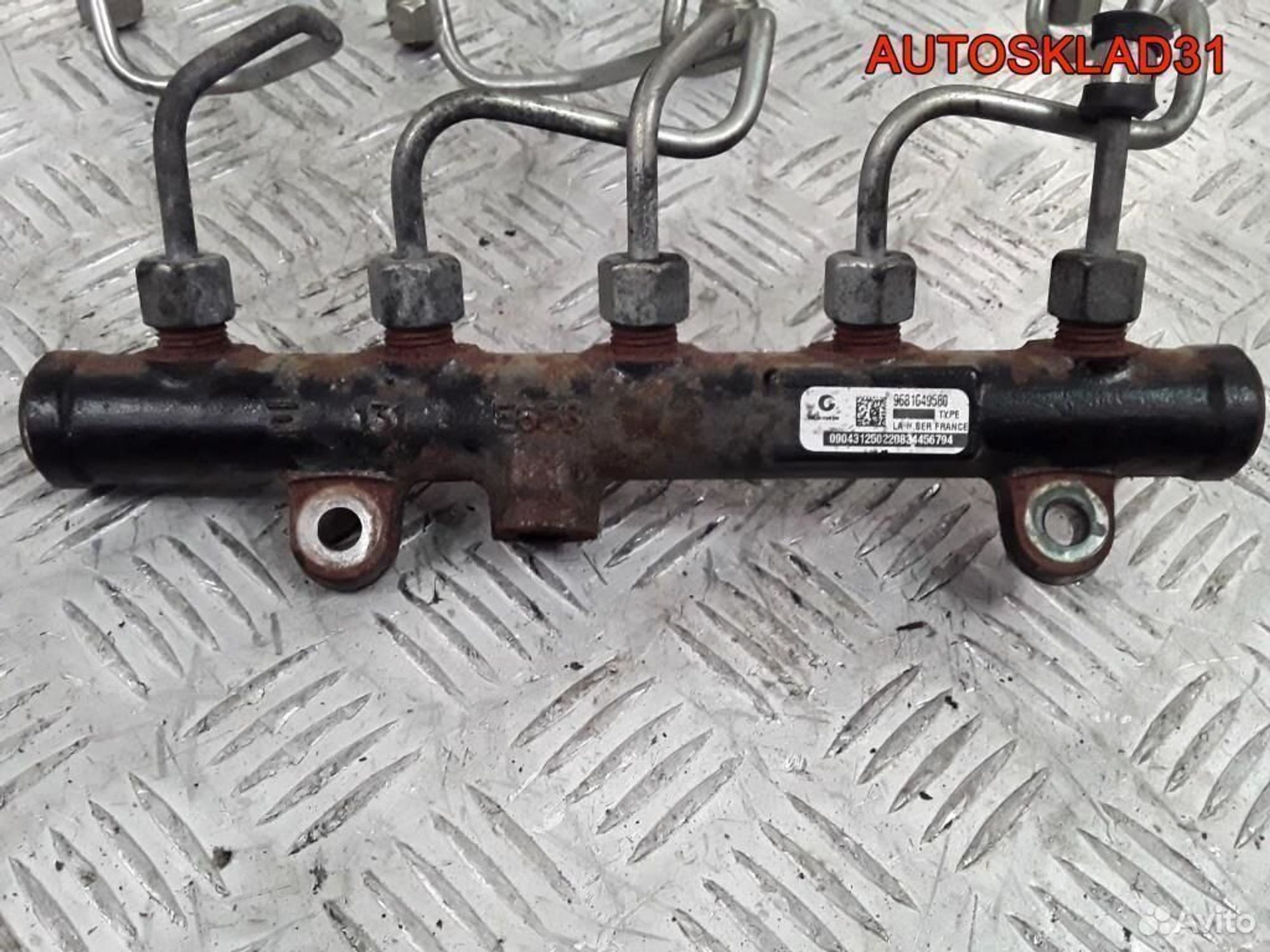 Рейка топливная Ford Mondeo 4 2,0 tdci 9681649580, 2100 рублей, Дубовое