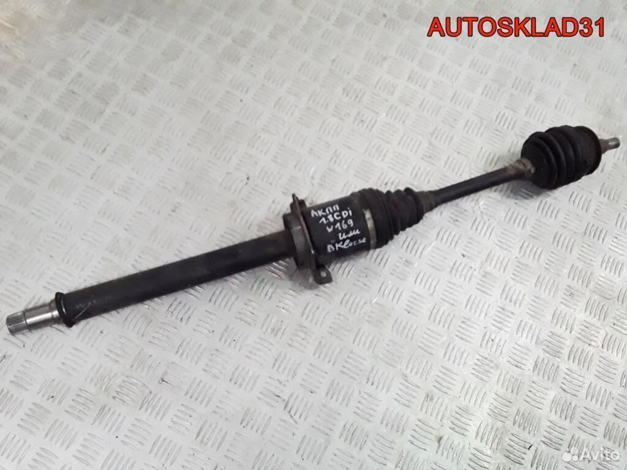 Полуось передняя правая Mercedes W169 1,8 CDI АКПП, 15300 рублей, Дубовое