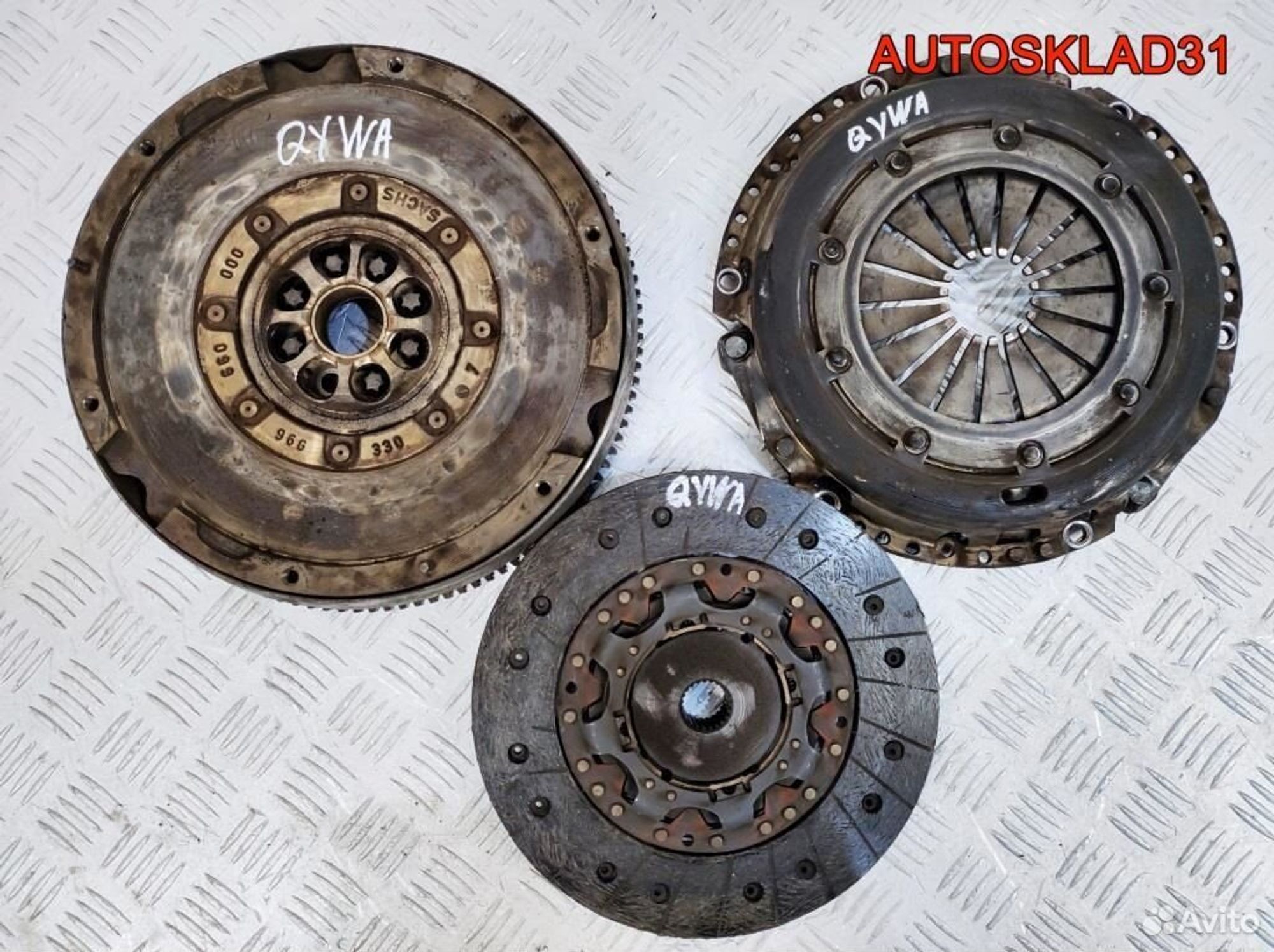 Комплект сцепления Ford Galaxy 1.8 qywa 6G916477BB, 5400 рублей, Дубовое