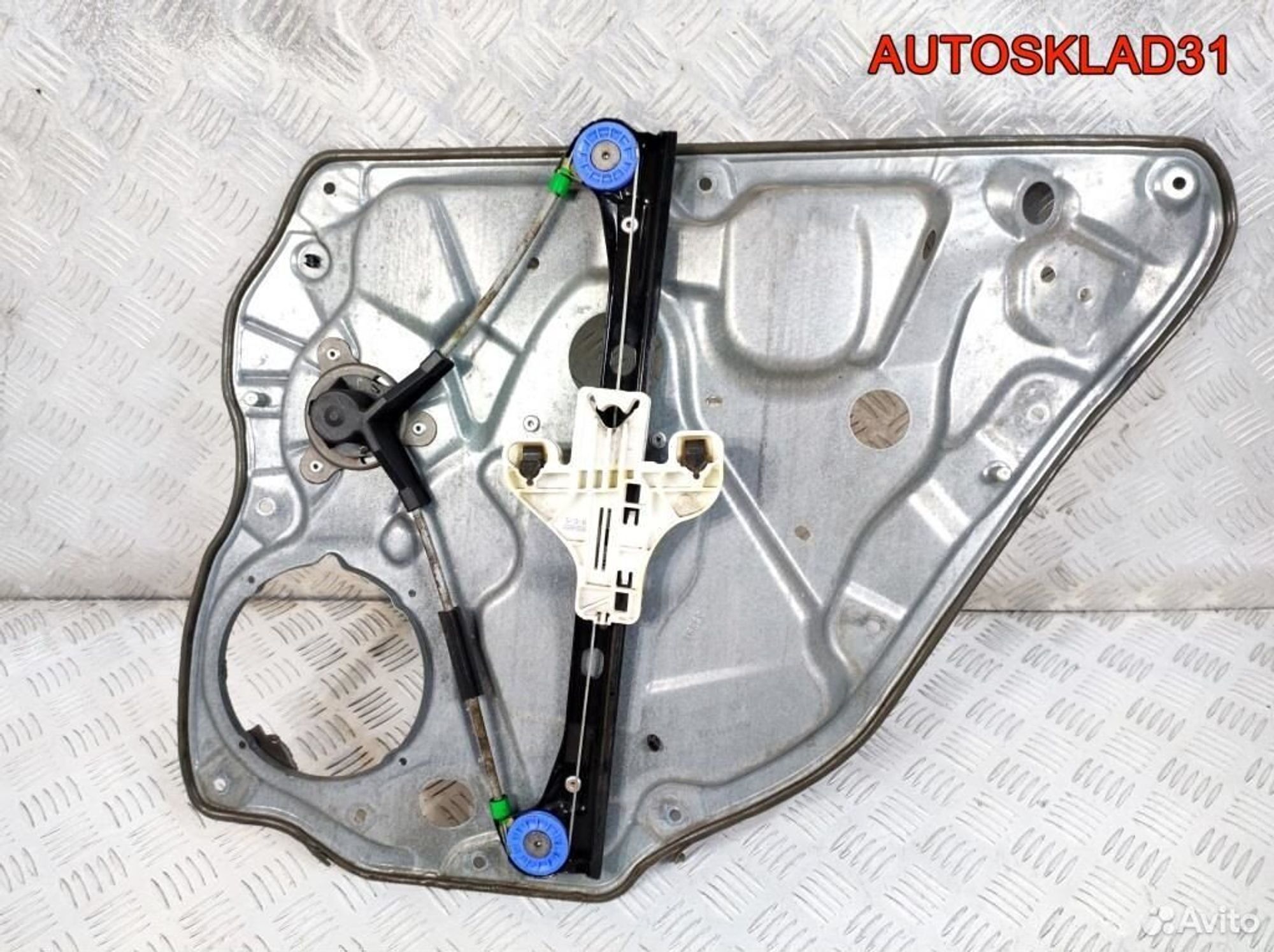 Стеклоподъемник задний левый VW Polo 9N 6Q6839755, 1700 рублей, Дубовое