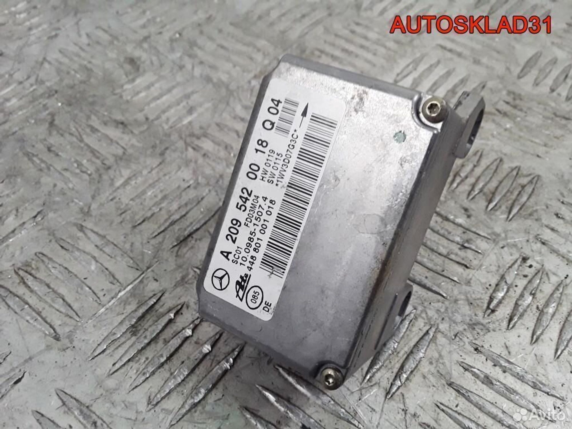 Датчик ускорения Mercedes Benz W203 A2095420018, 1100 рублей, Дубовое