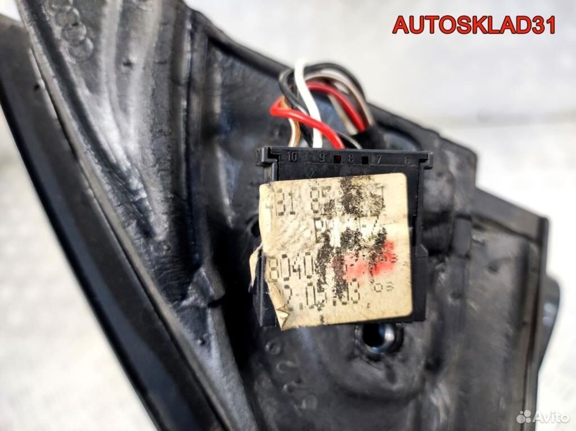 Зеркало 5 контактов левое Audi A6 C5 Рестайлинг, 3600 рублей, Дубовое