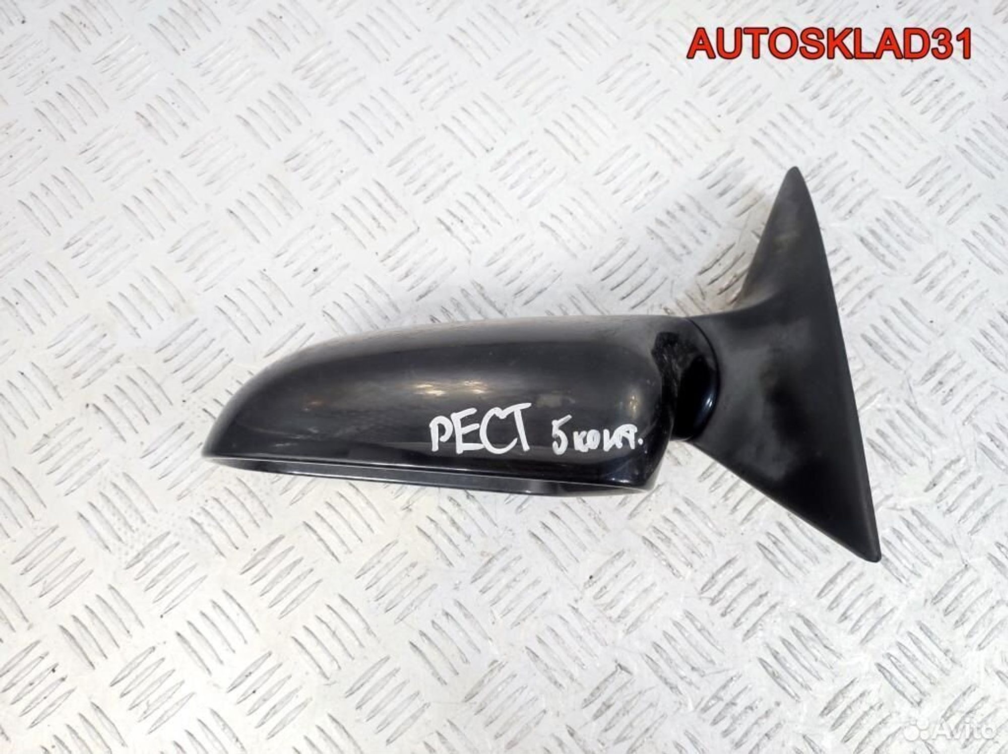 Зеркало 5 контактов левое Audi A6 C5 Рестайлинг, 3600 рублей, Дубовое