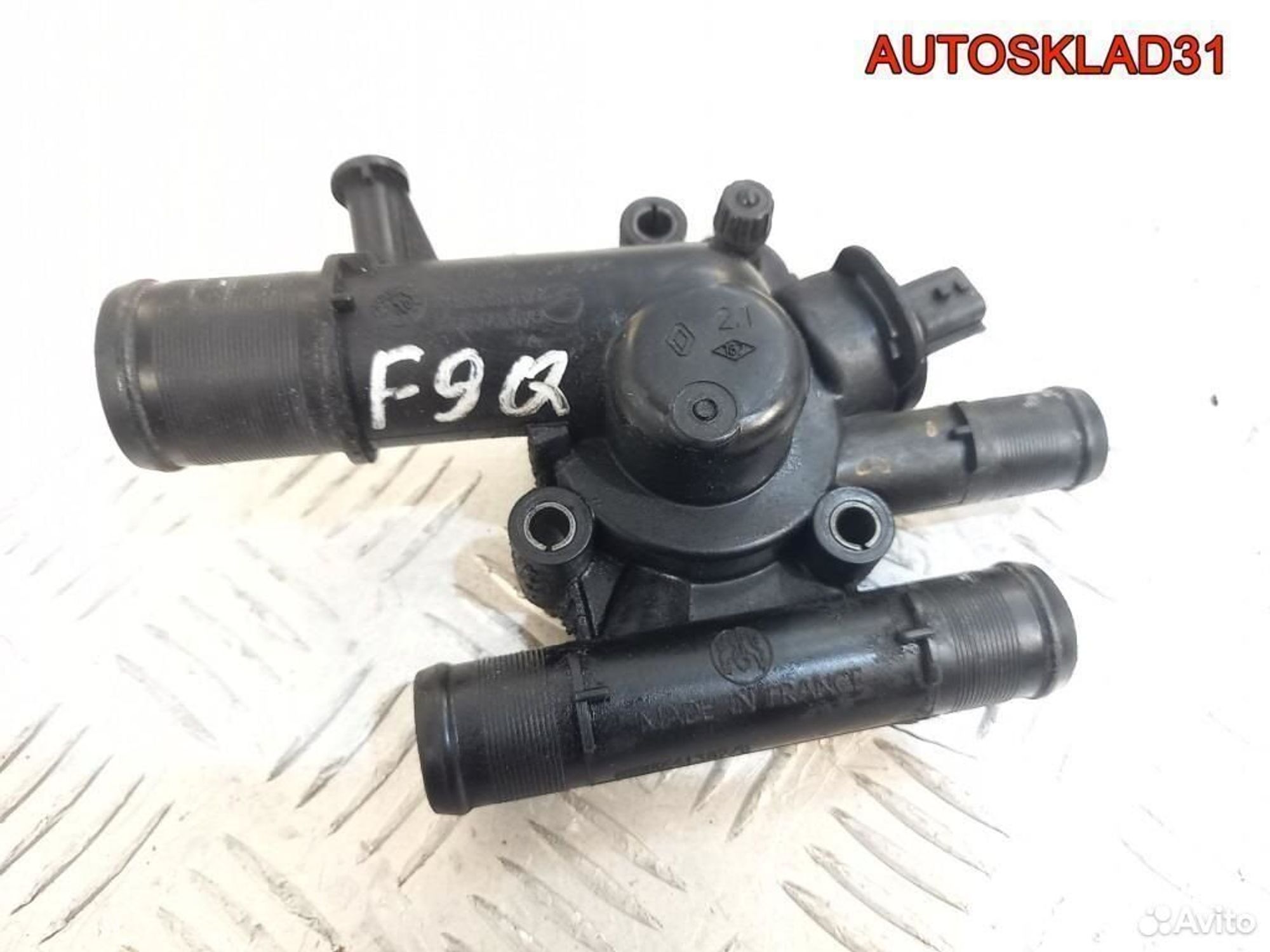 Корпус термостата Renault Laguna 3 F9Q 8200674366, 1700 рублей, Дубовое