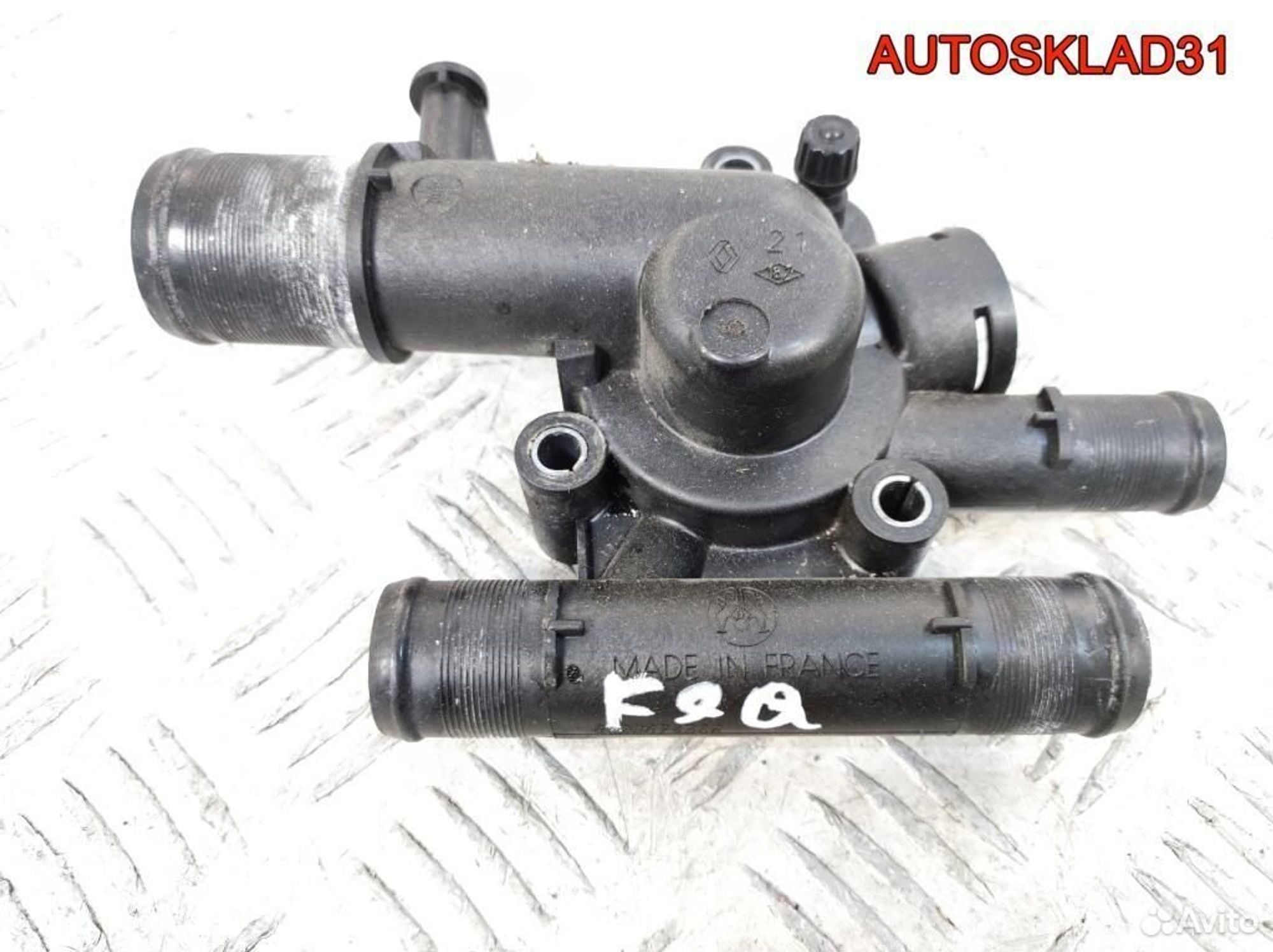 Корпус термостата Renault Laguna 3 F9Q 8200674366, 1700 рублей, Дубовое