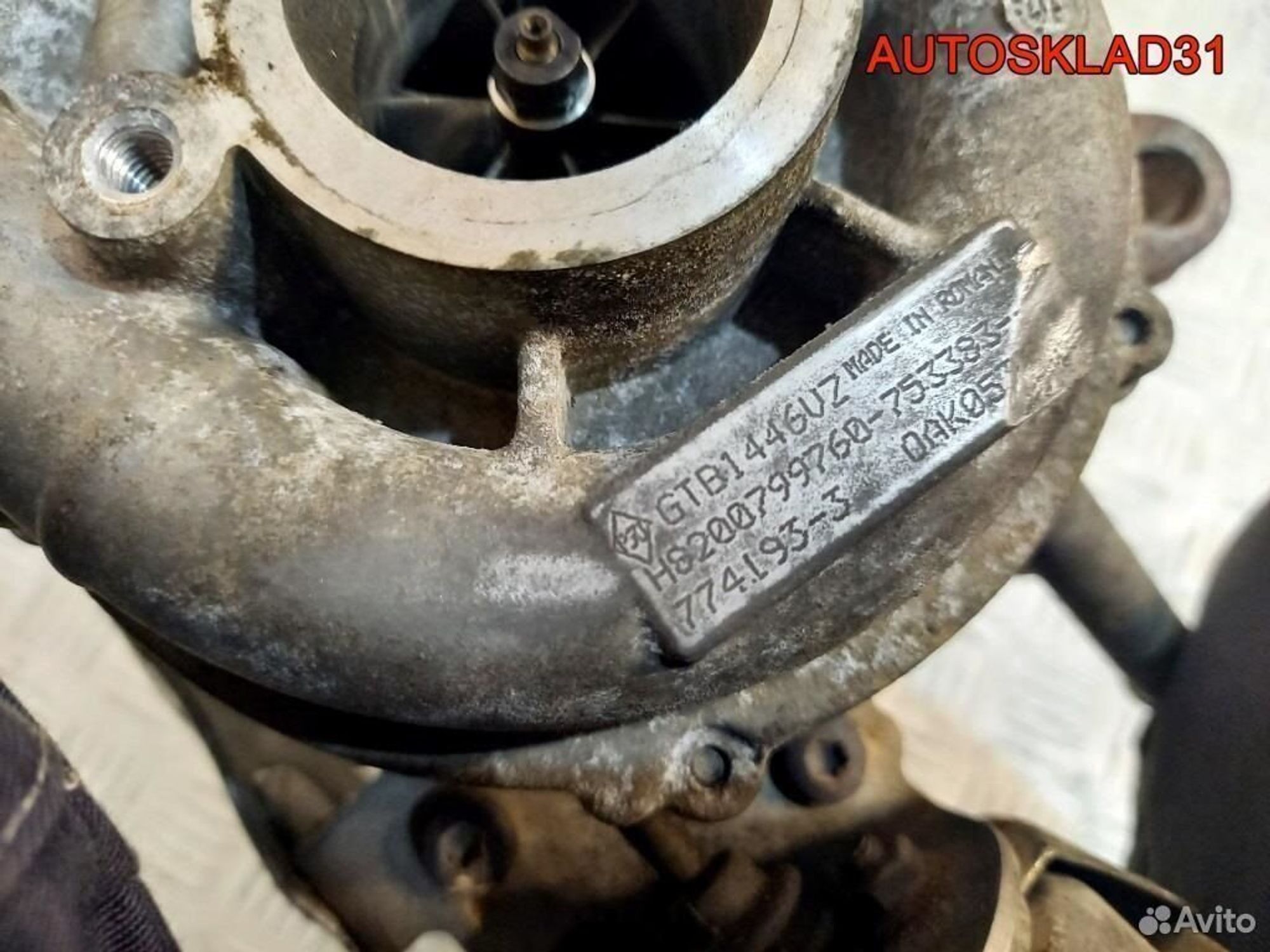 Турбина Renault Laguna 3 1.9 DCI F9Q870 8200799760, 10000 рублей, Дубовое