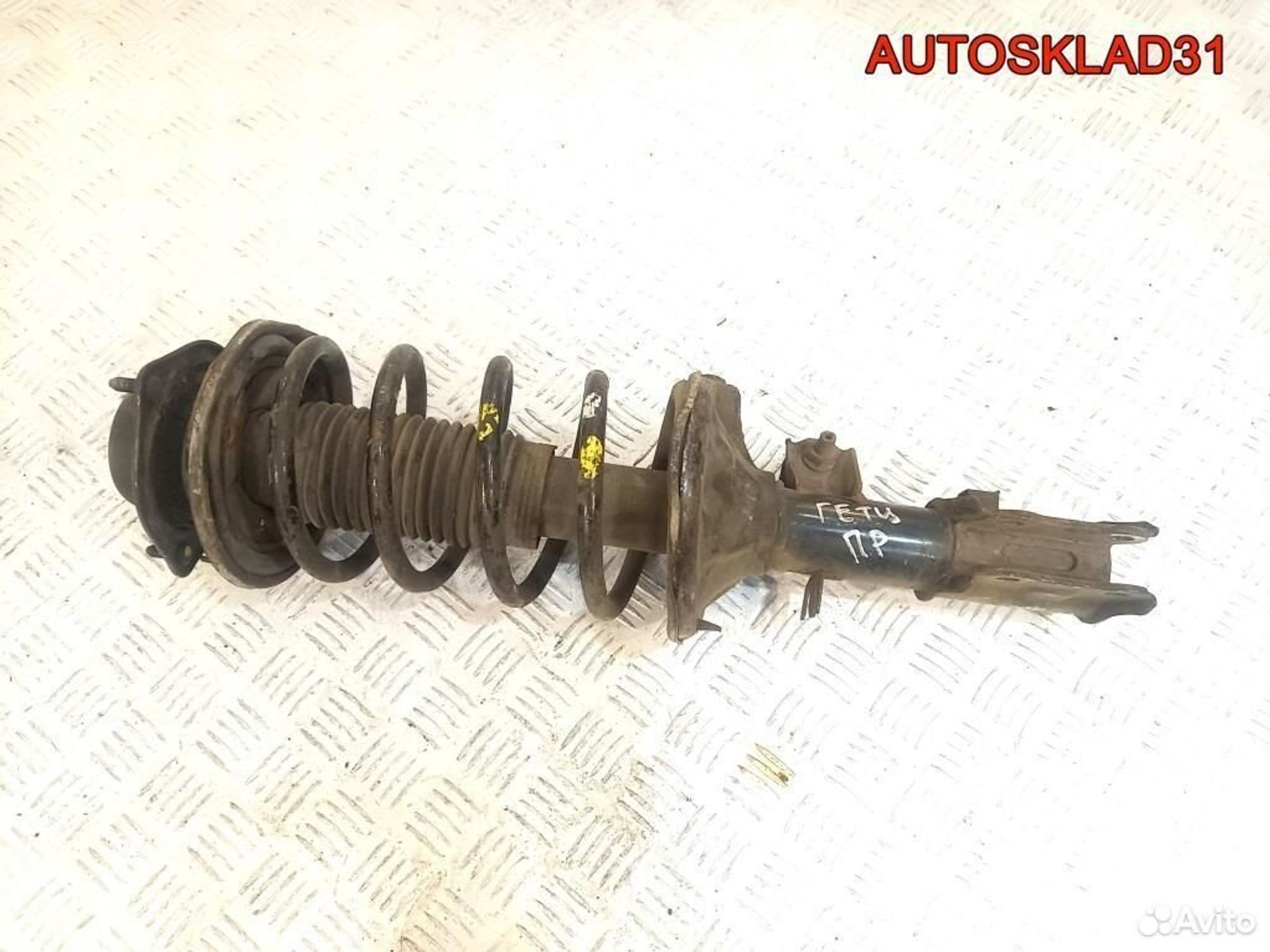 Амортизатор передний правый Hyundai Getz, 3600 рублей, Дубовое