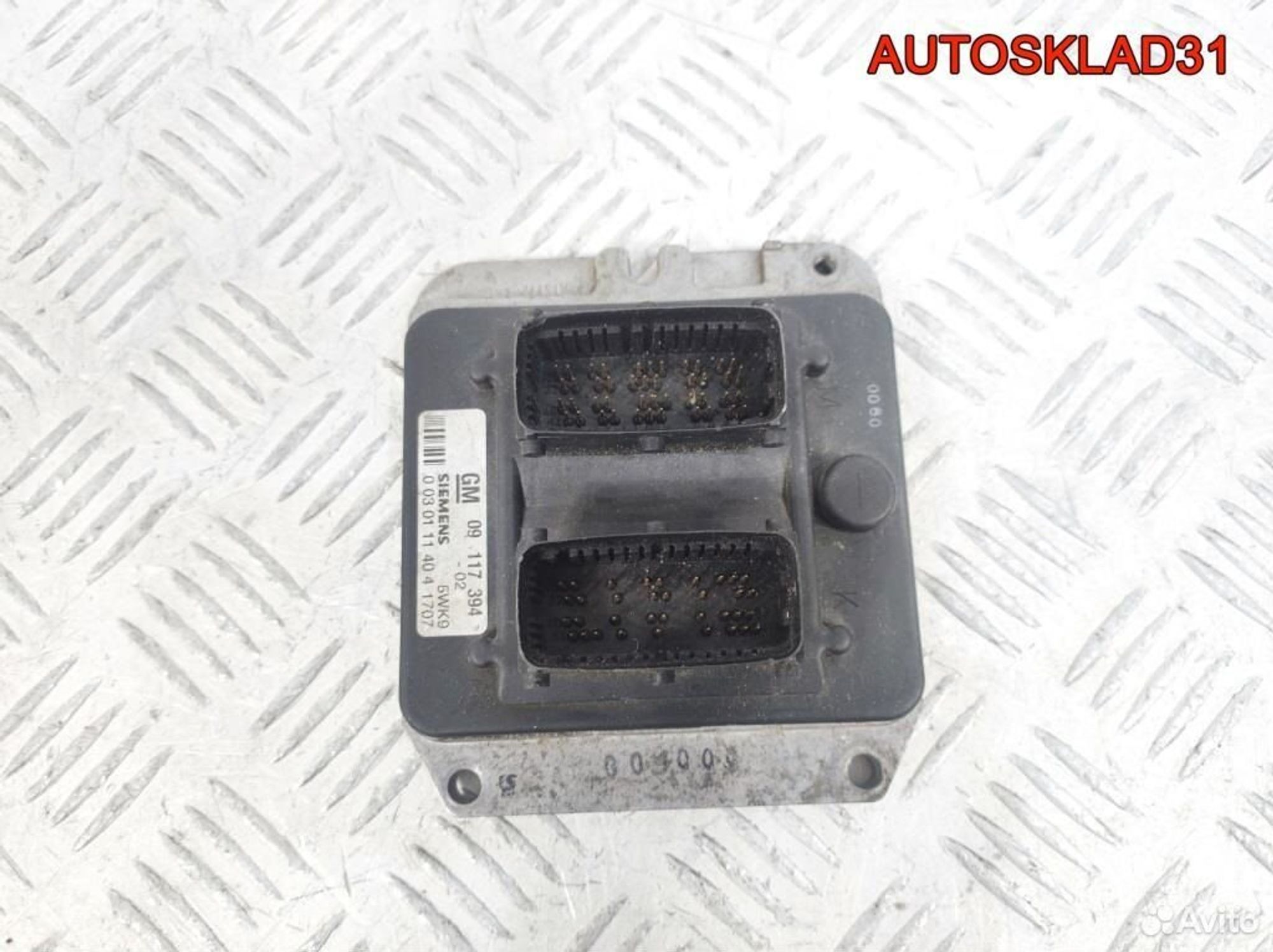 Блок эбу Opel Astra G 1.8 X18XE1 09117394 Бензин, 9800 рублей, Дубовое