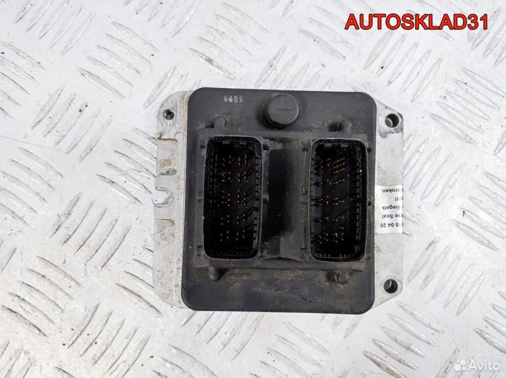 Блок эбу Opel Astra G 1.8 X18XE1 09117394 Бензин, 9800 рублей, Дубовое