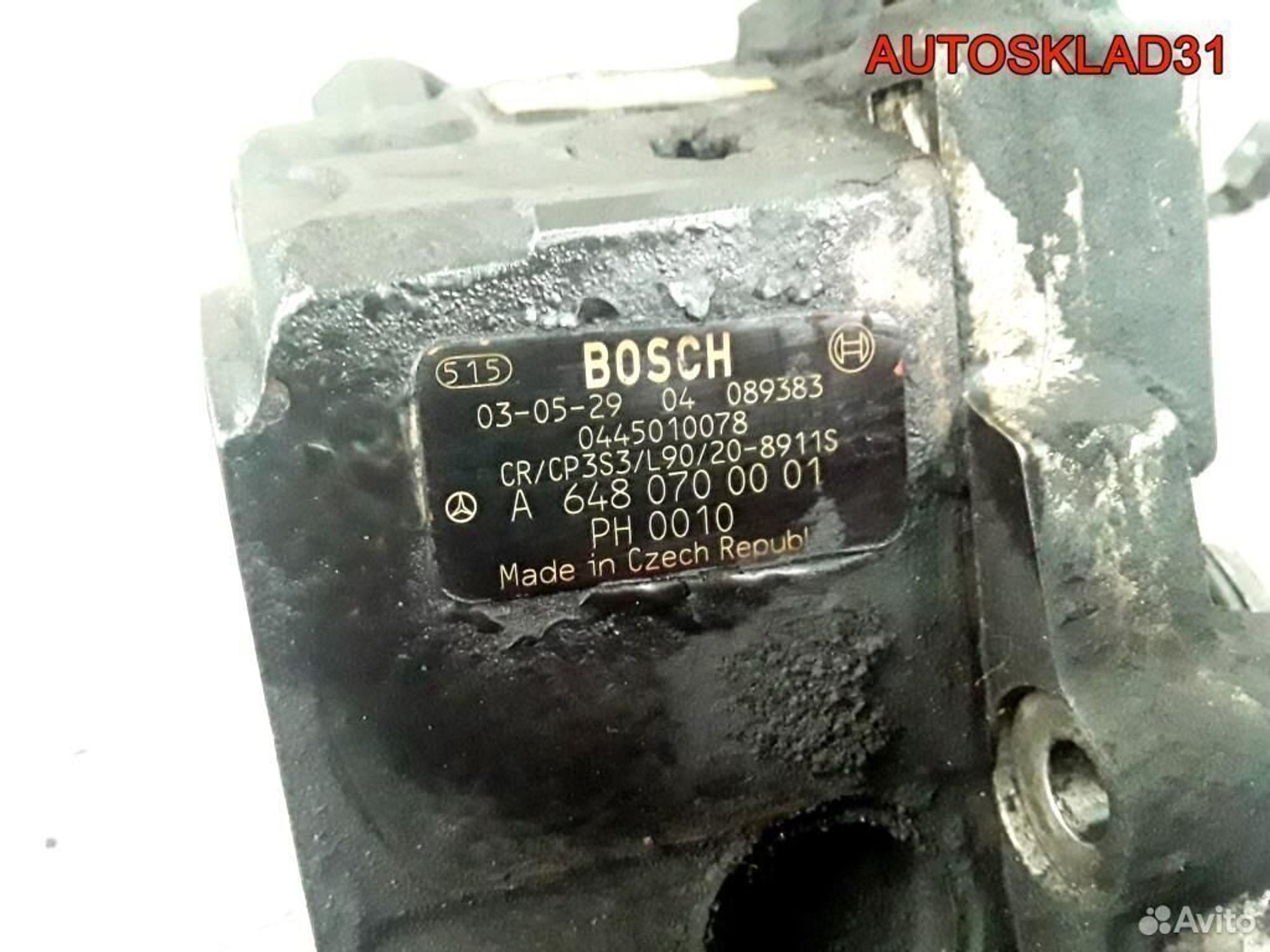 ТНВД Mercedes Benz W203 2,2 646 CDI A6480700001, 10500 рублей, Дубовое