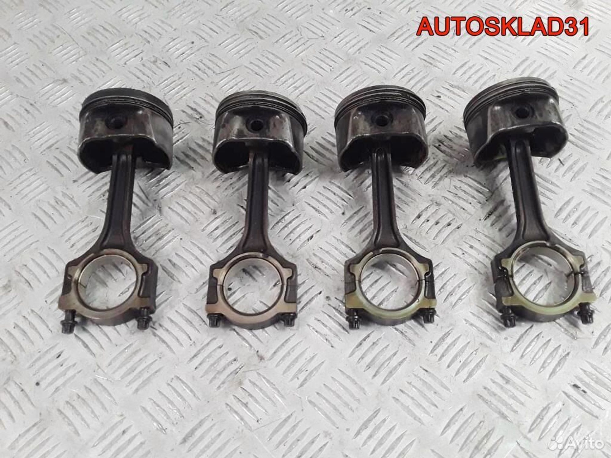 Поршень в сборе с шатуном Ford Focus 1 FYDD Бензин, 1700 рублей, Дубовое