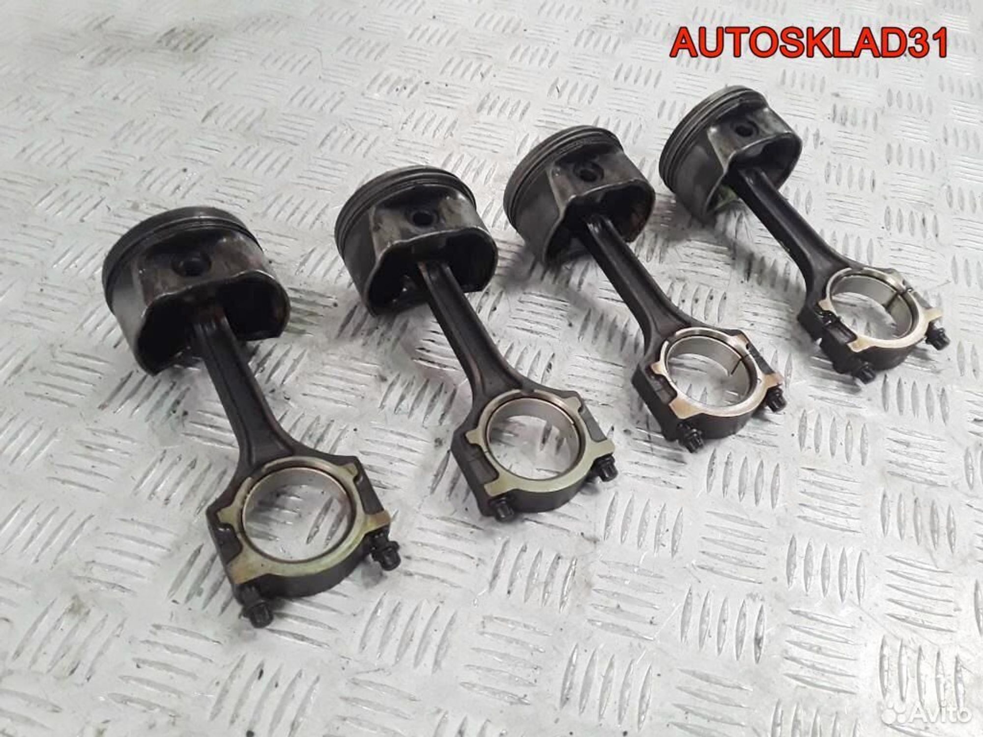 Поршень в сборе с шатуном Ford Focus 1 FYDD Бензин, 1700 рублей, Дубовое