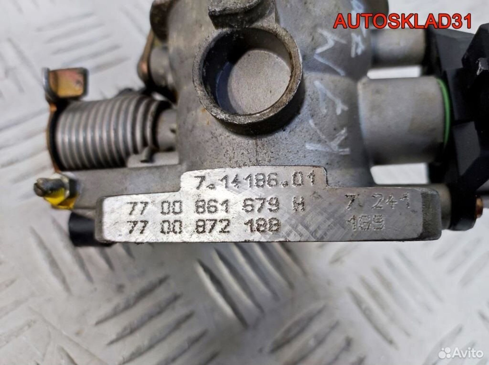 Заслонка дроссельная Renault Scenic 7700861679, 1800 рублей, Дубовое