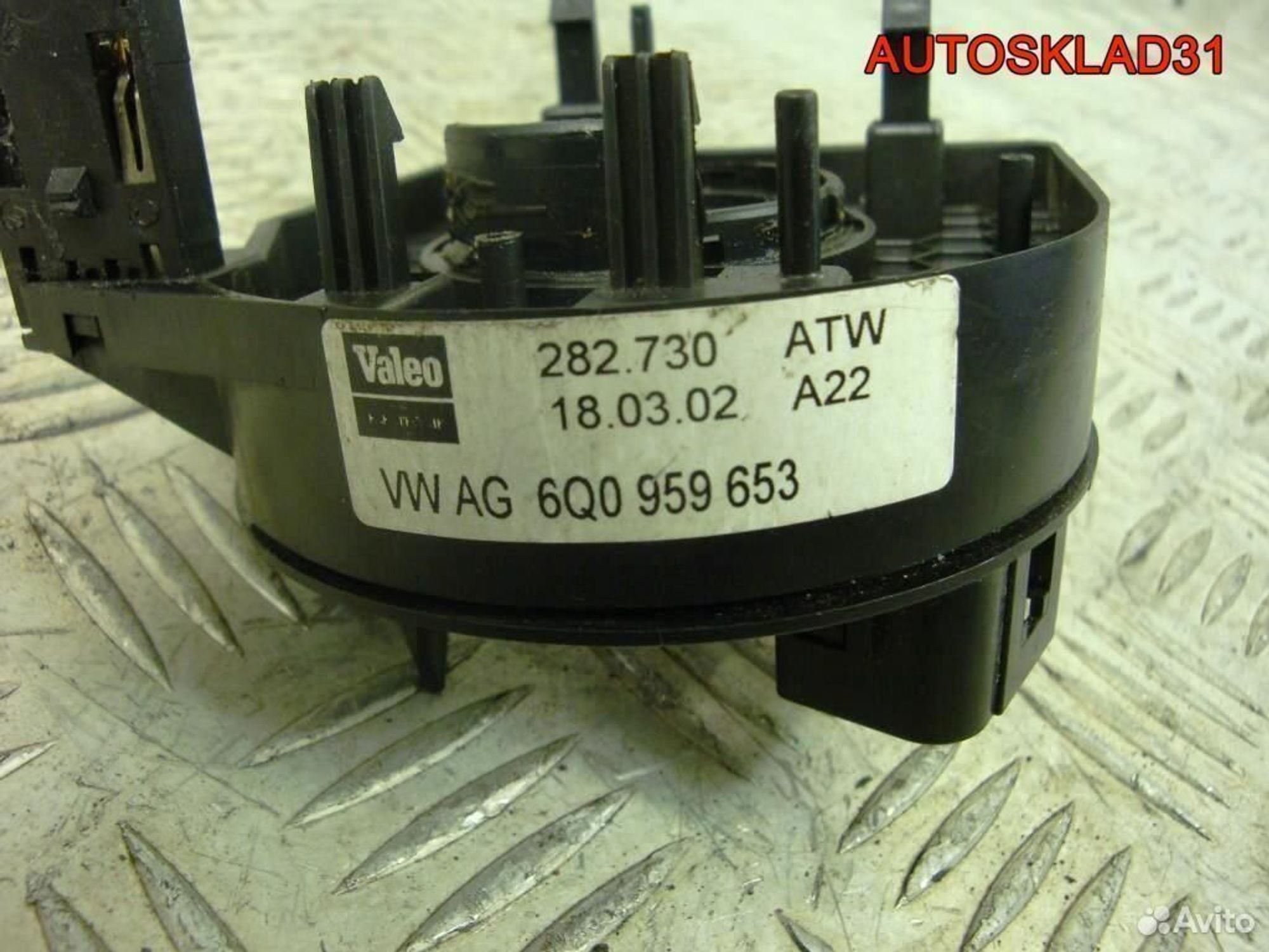 Шлейф подрулевой Volkswagen Polo 6Q0959653, 1300 рублей, Дубовое