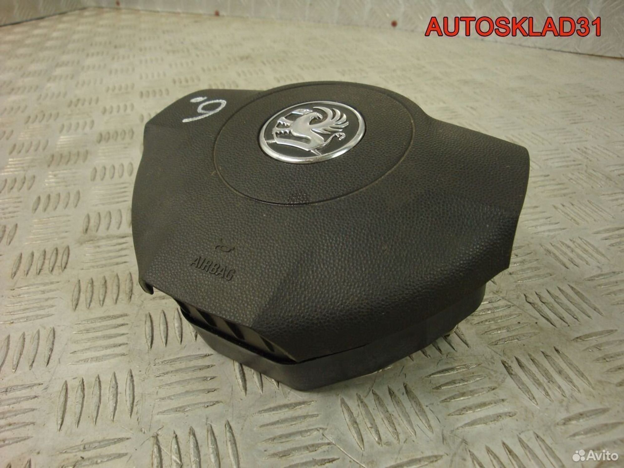 Подушка безопасности в рулевое колесо Opel Astra H, 1800 рублей, Дубовое