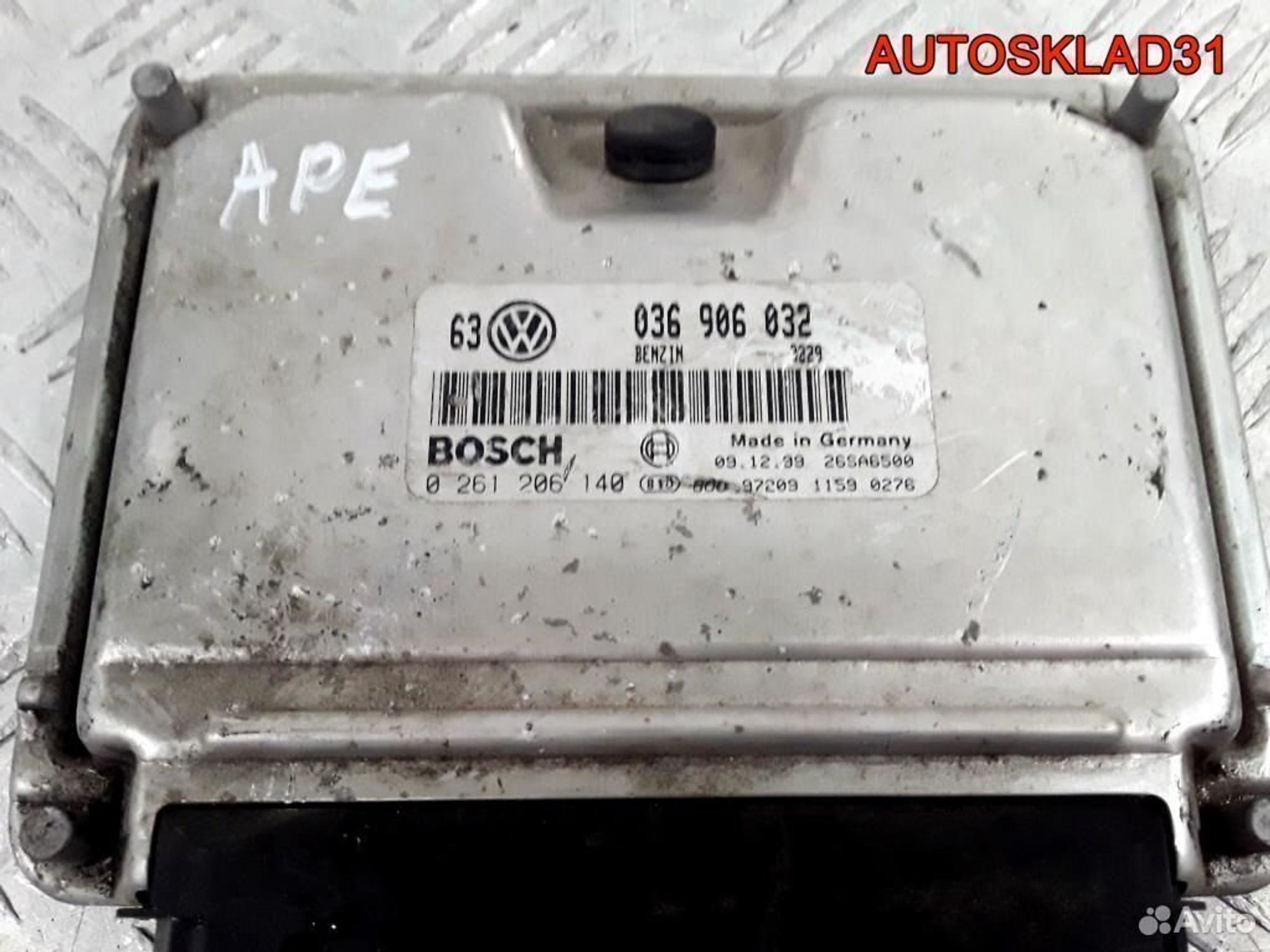 Блок эбу Volkswagen Golf 4 1.4 APE 036906032, 1700 рублей, Дубовое