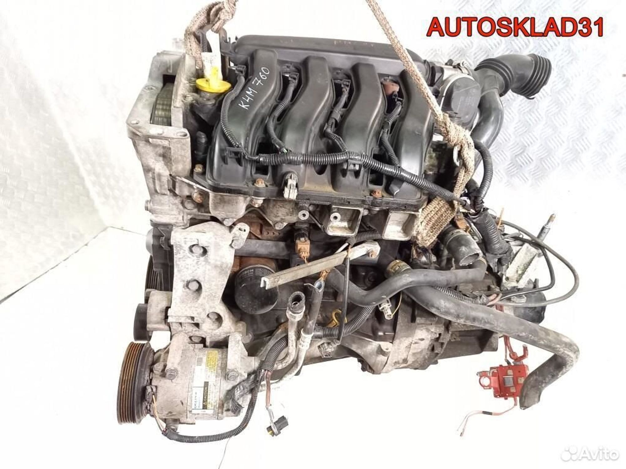 Двигатель K4M 760 Renault Megane 2 1.6 Бензин, 100000 рублей, Дубовое