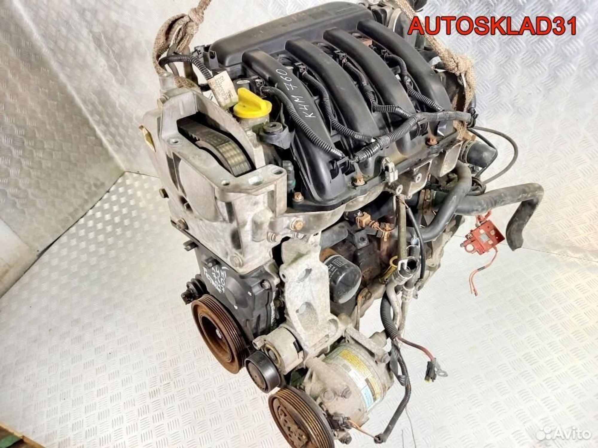 Двигатель K4M 760 Renault Megane 2 1.6 Бензин, 100000 рублей, Дубовое