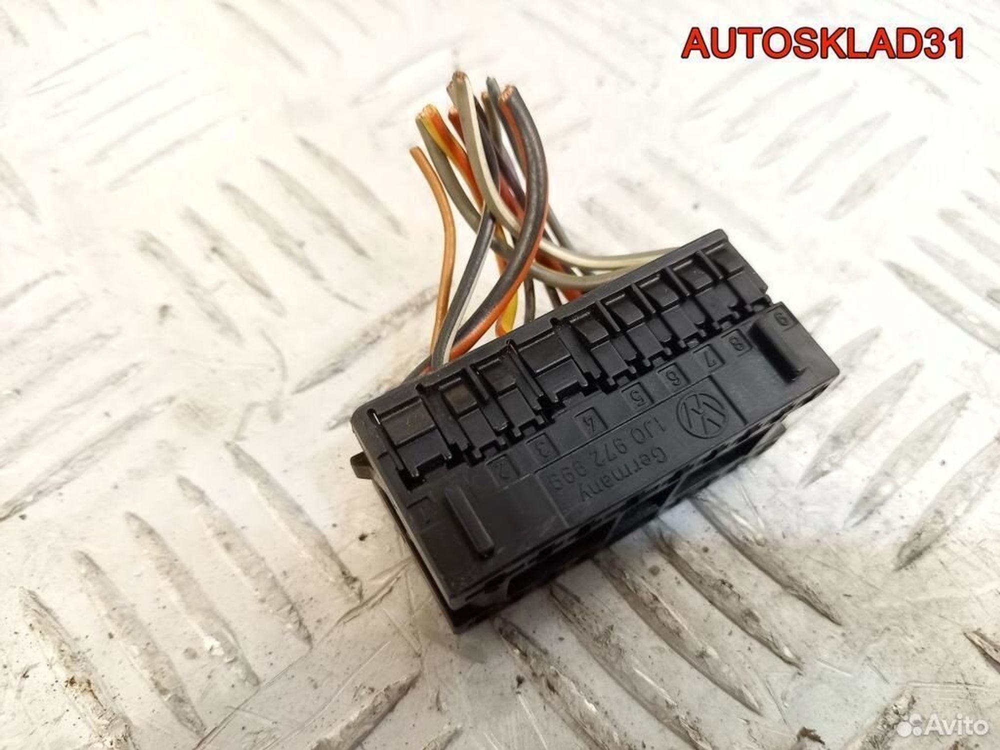 Разъём переключателя света VW Passat B5 1J0972999, 500 рублей, Дубовое