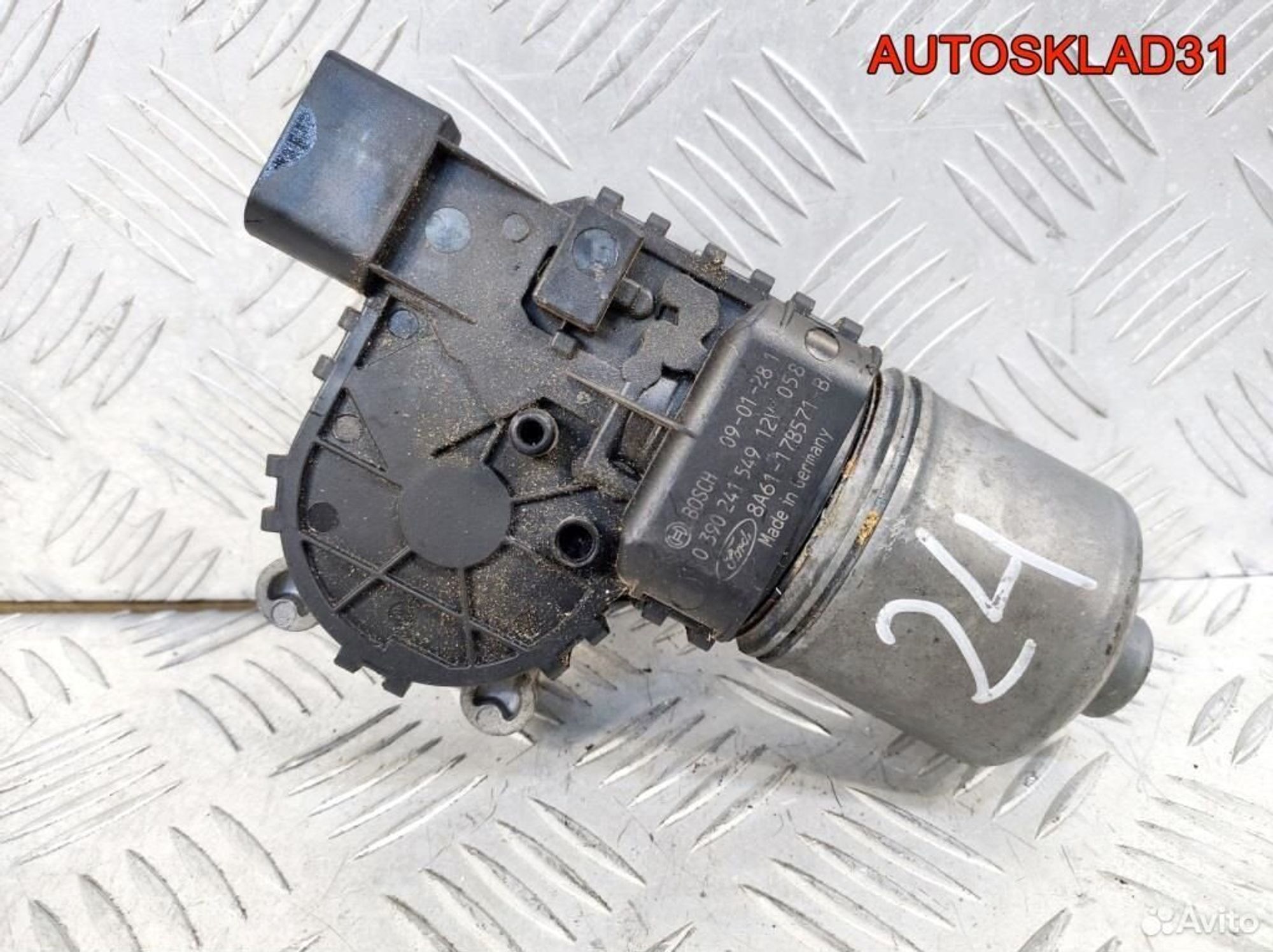 Моторчик стеклоочистителя Ford Fiesta 8A6117B571BA, 2100 рублей, Дубовое