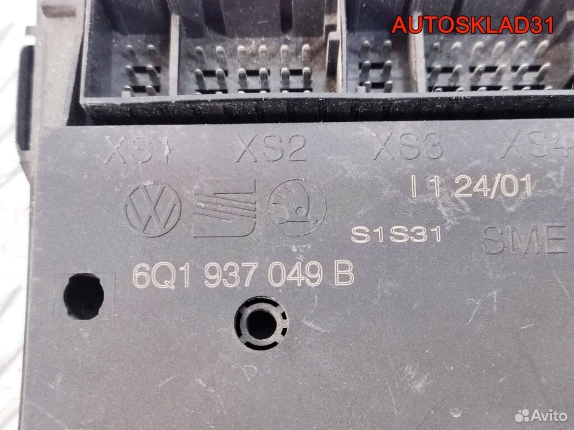 Блок комфорта VW Polo 1.4 BNM 6Q1937049B Дизель, 2300 рублей, Дубовое