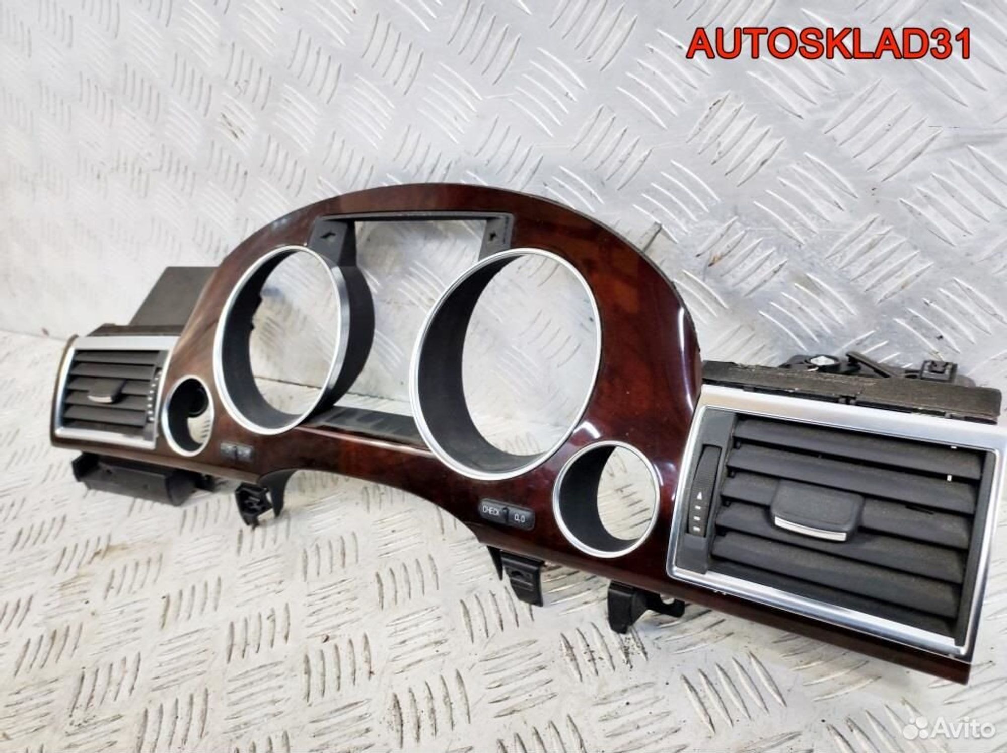 Накладка приборной панели Audi A8 D3 4E1857115, 2500 рублей, Дубовое