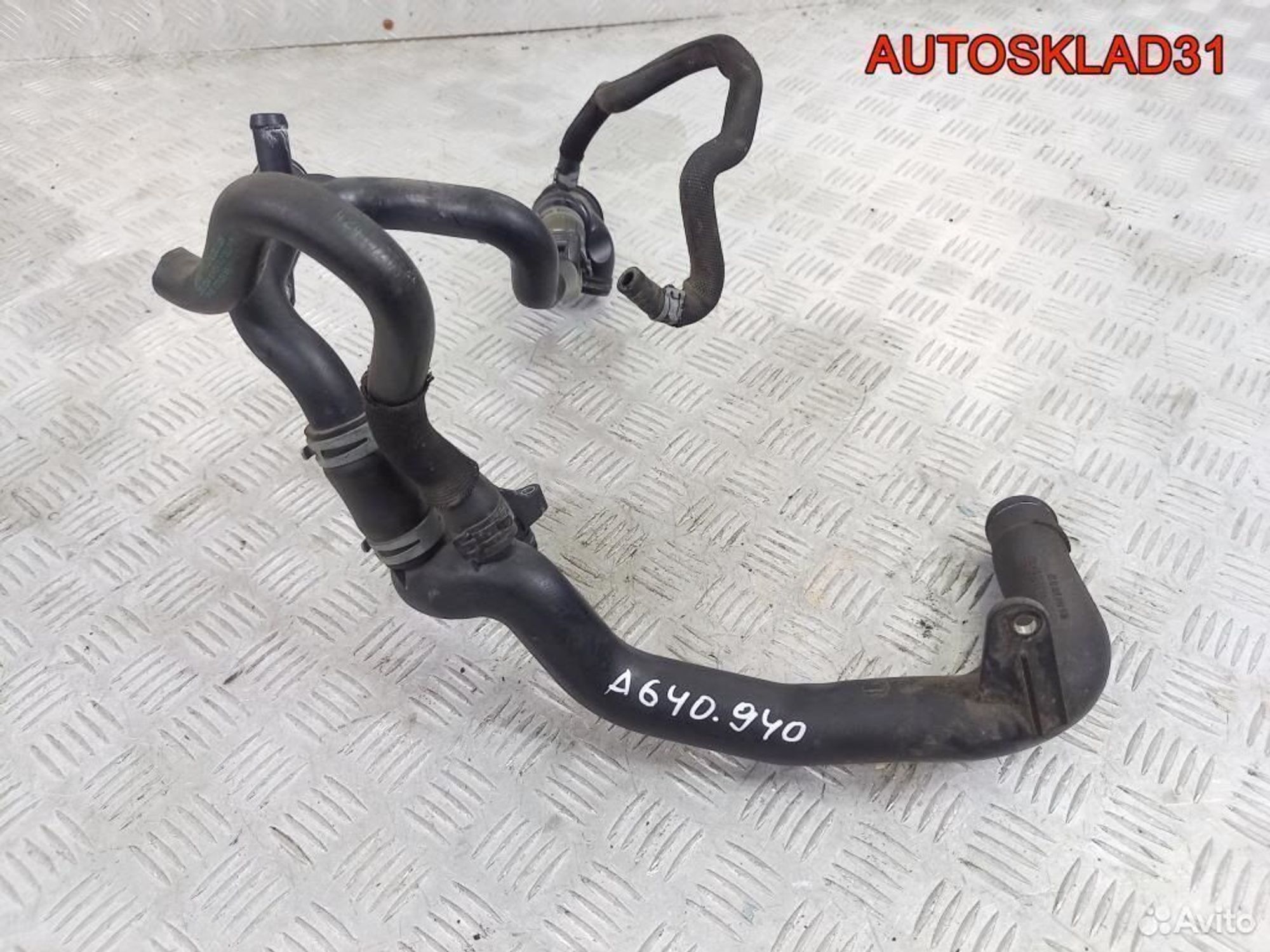 Патрубки системы охлаждения Mercedes W169 640.940, 2500 рублей, Дубовое