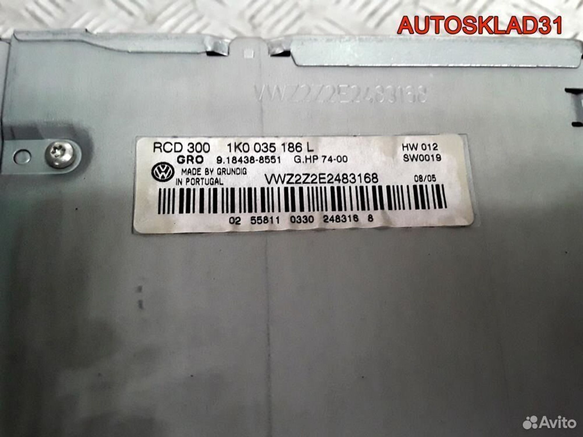 Магнитола Volkswagen Golf 5 1K0035186L, 1400 рублей, Дубовое