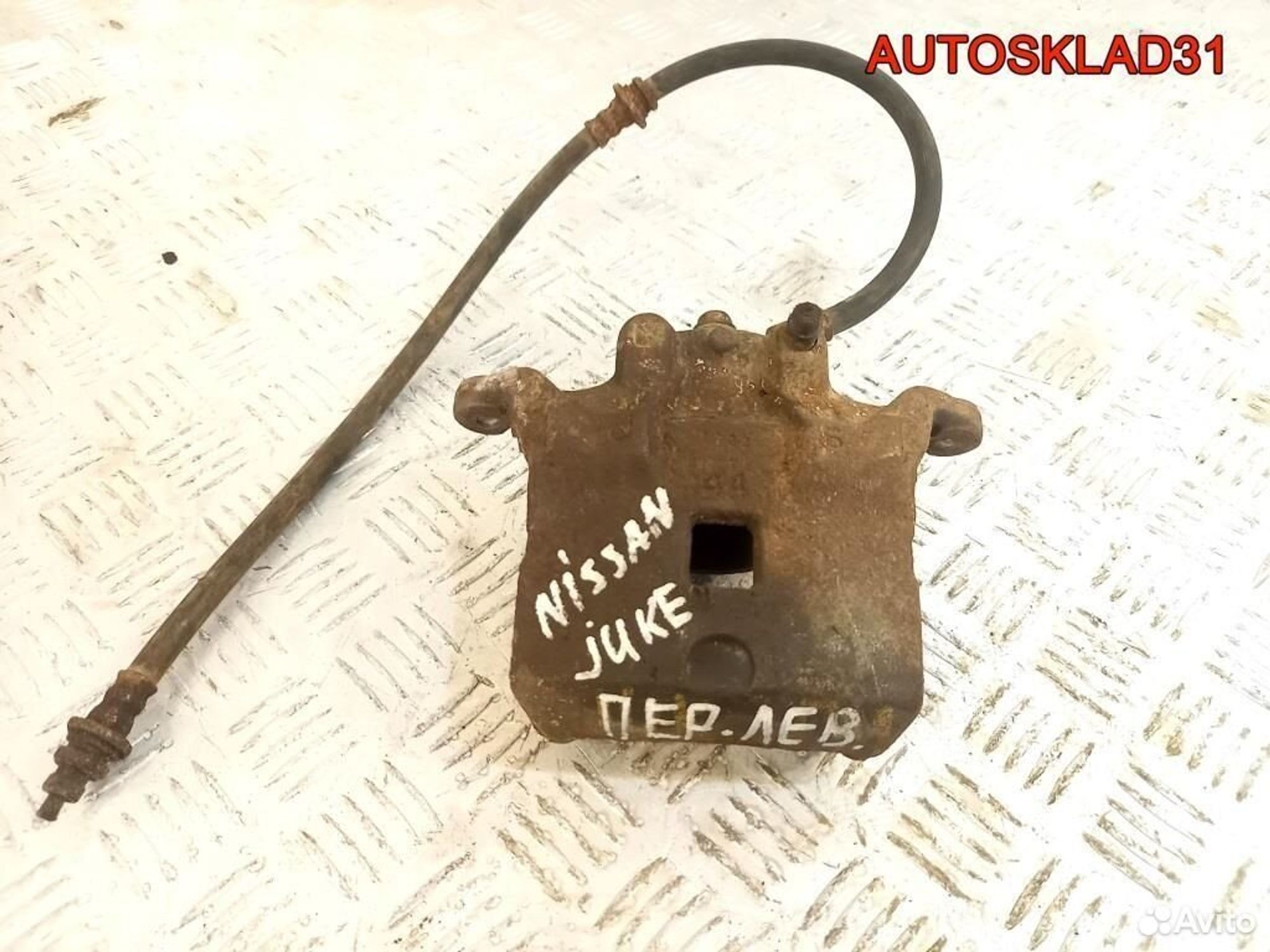 Суппорт тормозной передний левый Nissan Juke, 1100 рублей, Дубовое