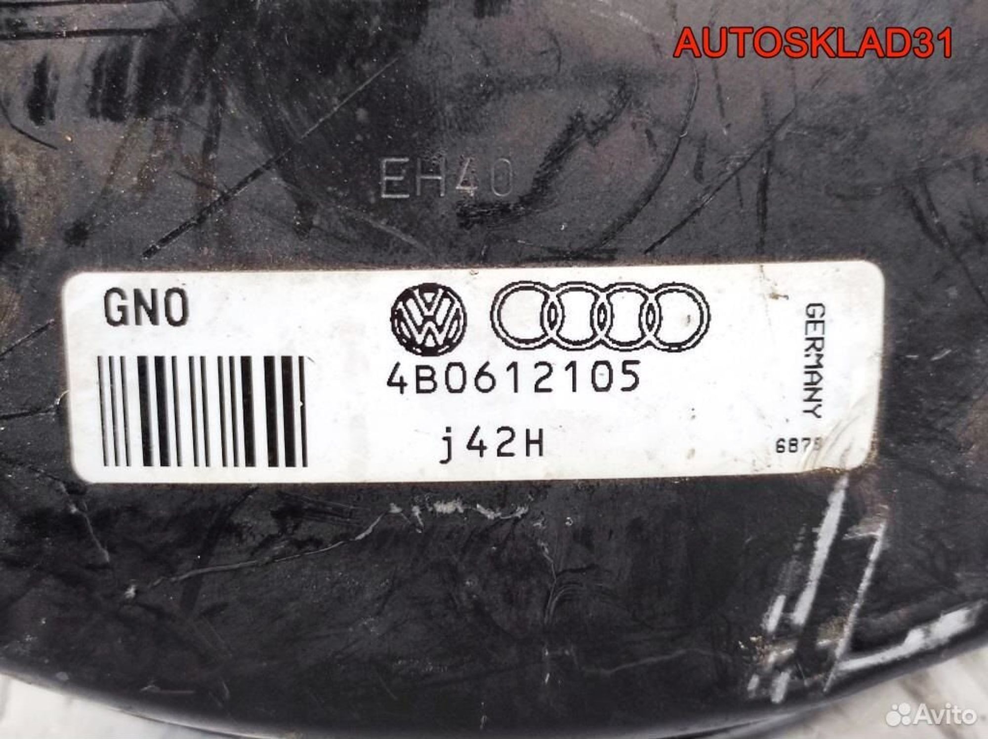 Усилитель тормозов вакуумный Audi A6 C5 4B0612105, 2300 рублей, Дубовое