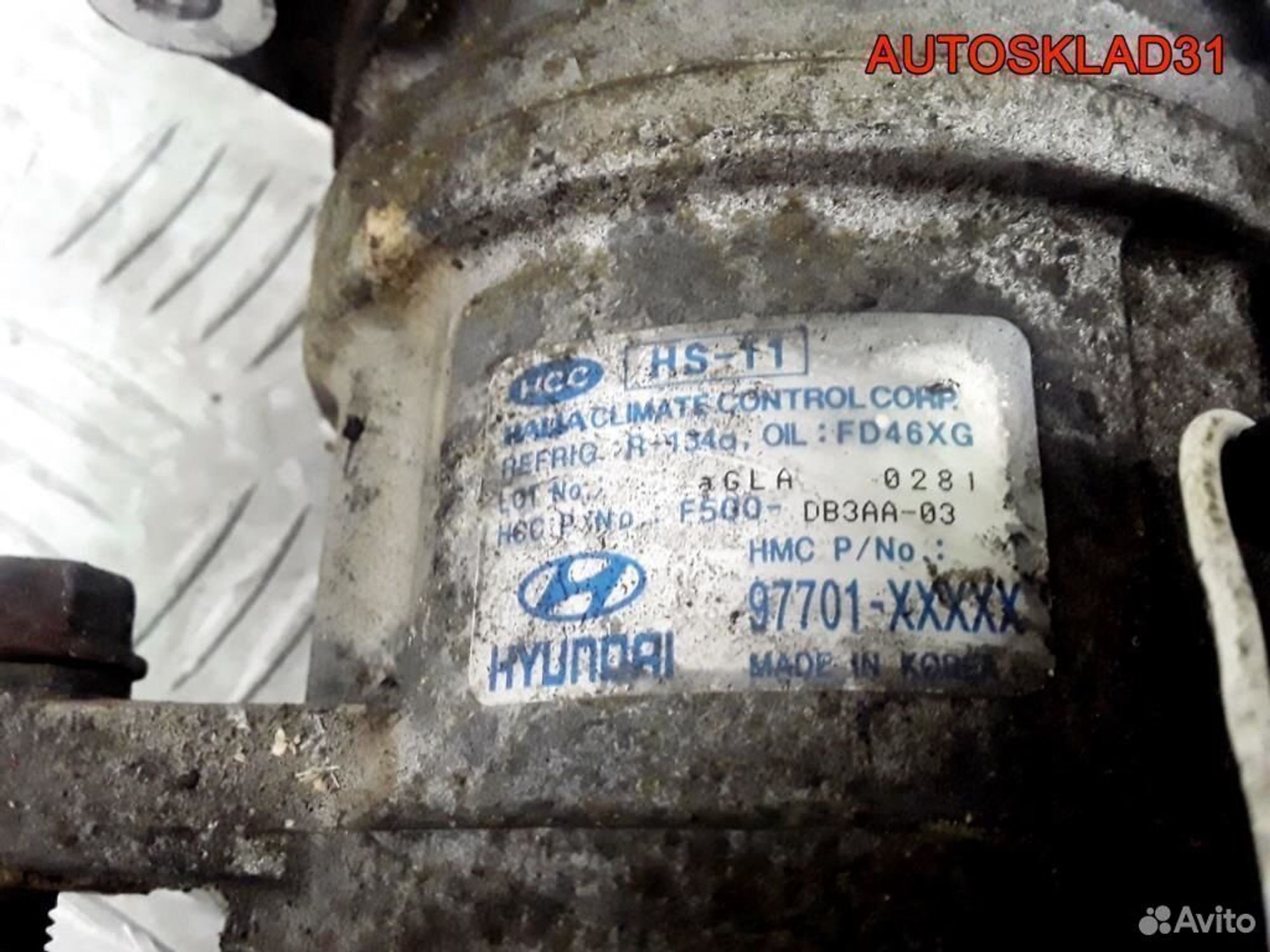 Компрессор кондиционера Kia Picanto 9770107110, 6000 рублей, Дубовое