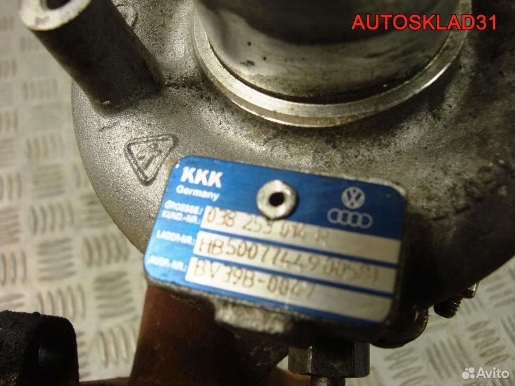 Турбина Volkswagen Shаrаn 1.9 ASZ 038253014R, 17100 рублей, Дубовое