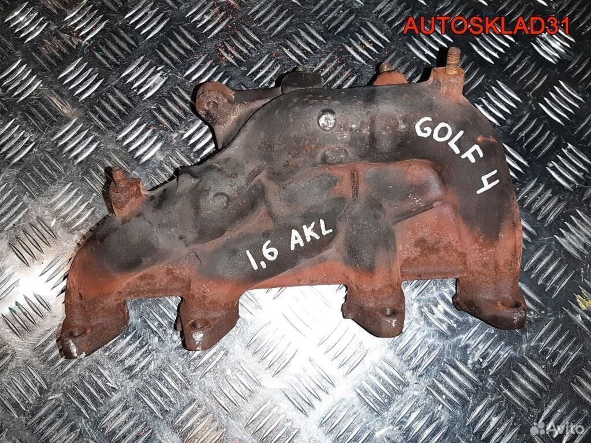 Коллектор выпускной Volkswagen Golf 4 06A253033H, 500 рублей, Дубовое