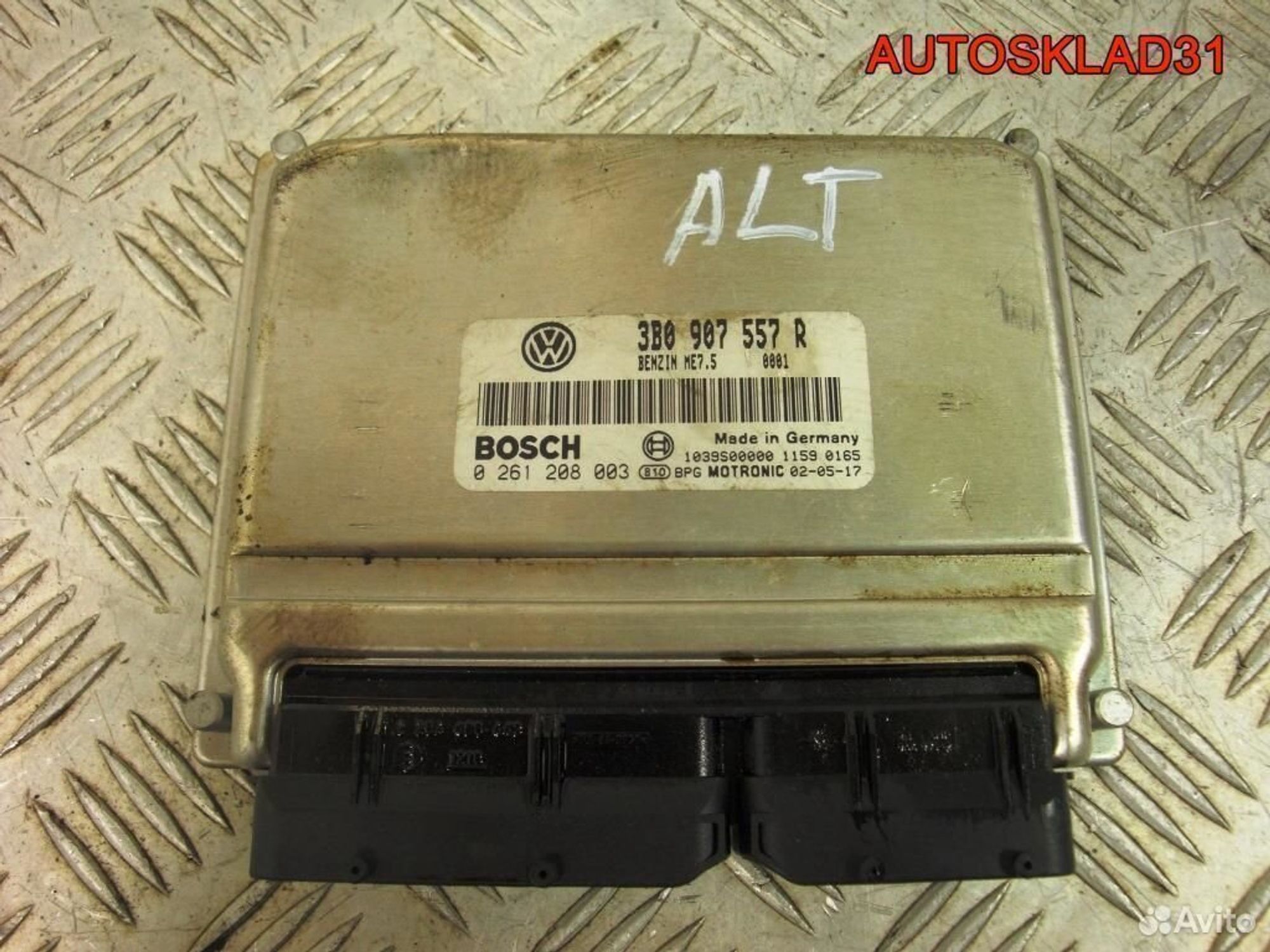 Блок ЭБУ VW Passat B5+ 2,0 ALT 3B0907557R Бензин, 2000 рублей, Дубовое