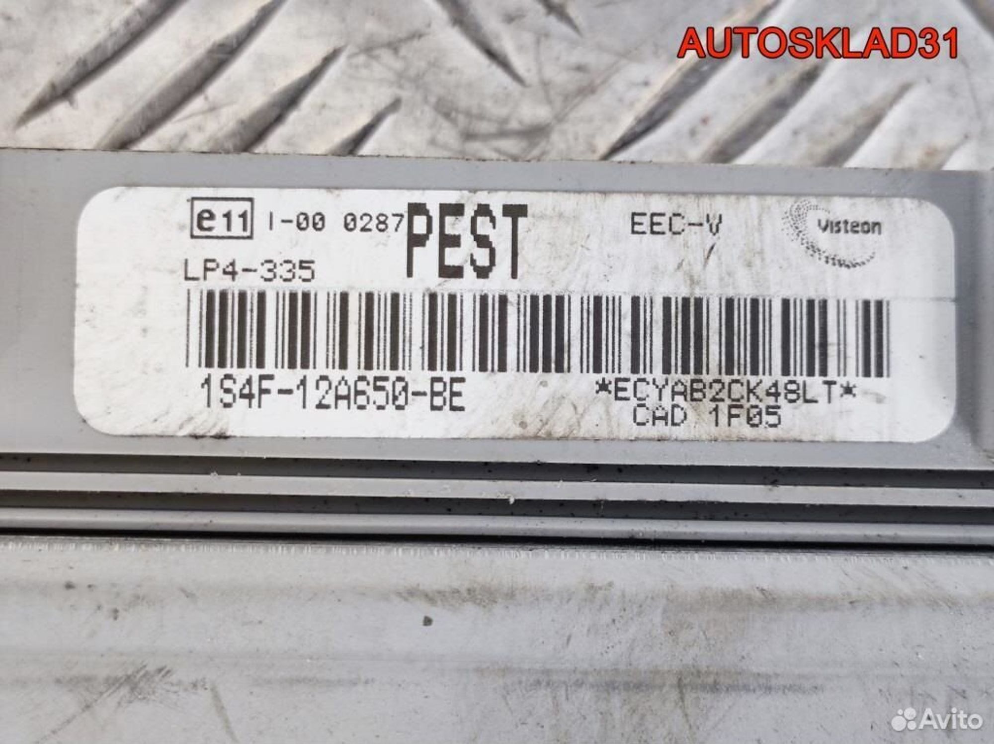 Блок эбу Ford Focus 1 1S4F12A650BE 1.6 Бензин, 1500 рублей, Дубовое