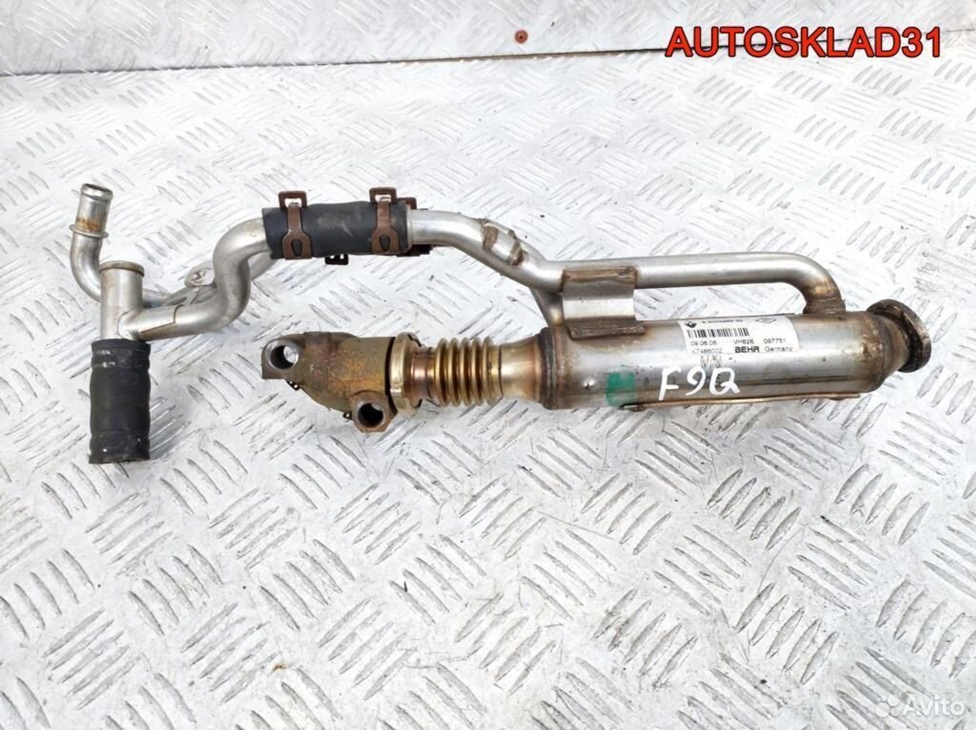 Радиатор EGR Renault Scenic 2 1.9 F9Q 8200426934, 1700 рублей, Дубовое