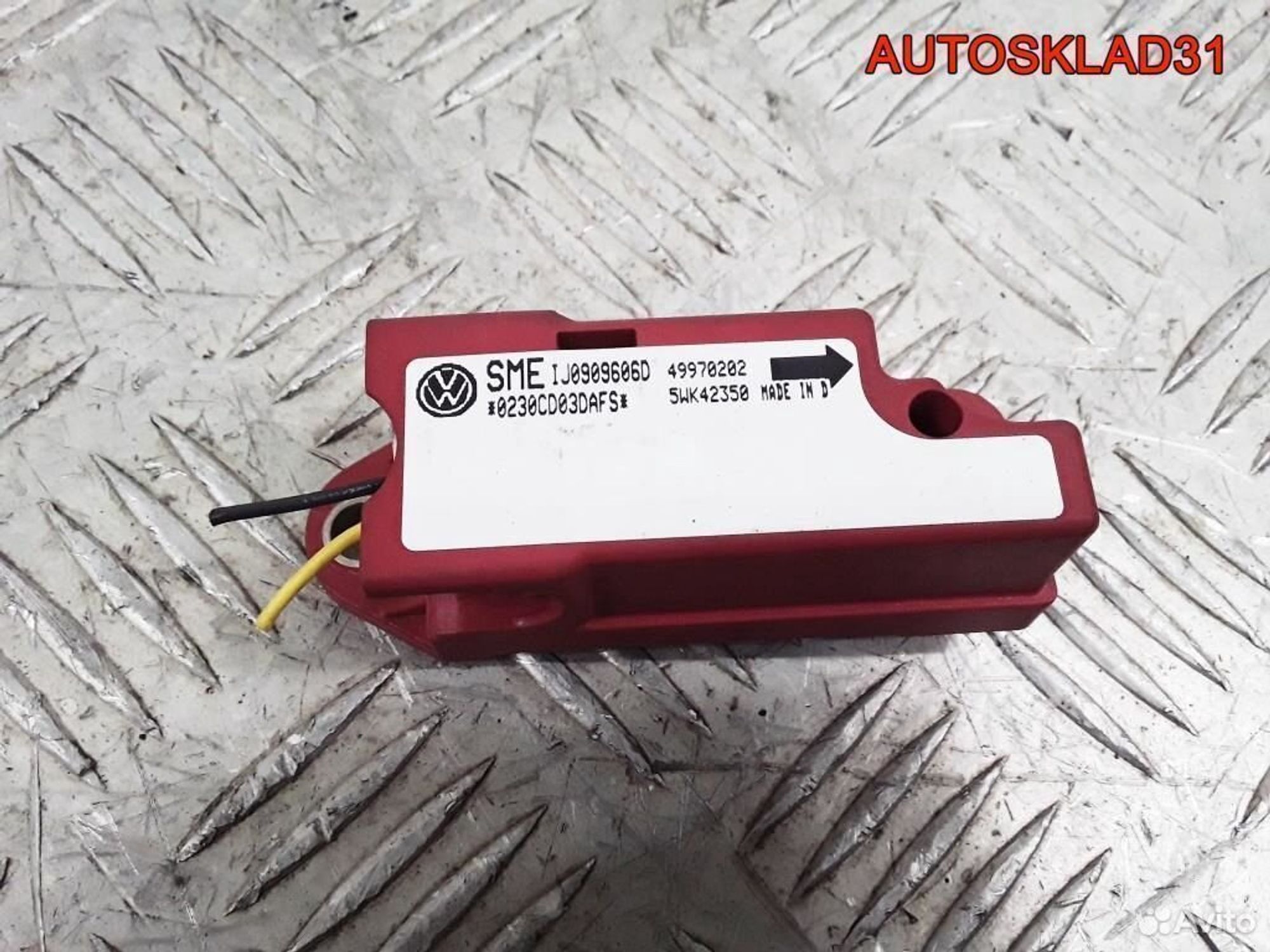 Датчик AIR BAG Volkswagen Golf 4 1J0909606D, 600 рублей, Дубовое