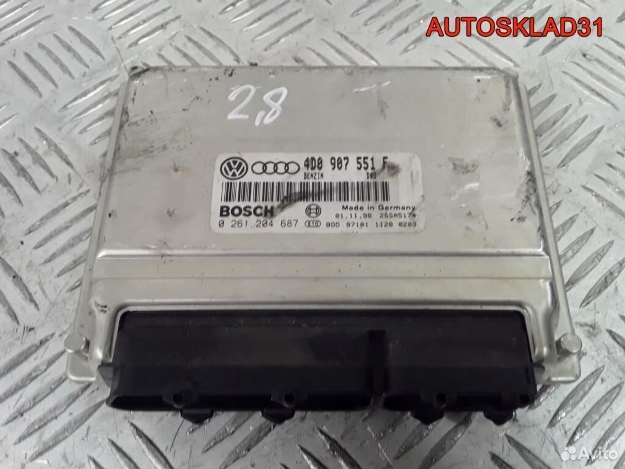 Блок управления двигателем Audi A6 C5 4D0907551F, 4100 рублей, Дубовое